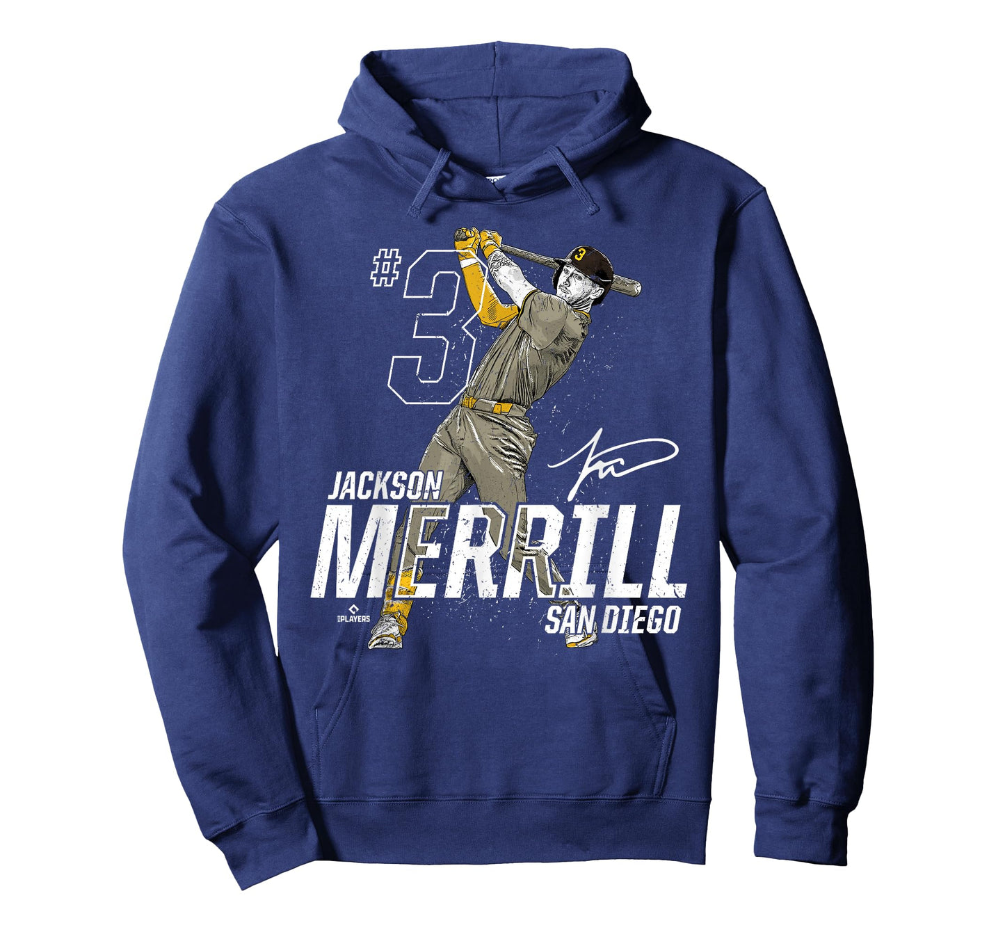 Dynamic Pose Jackson Merrill San Diego Baseball MLBPA T-Shirt