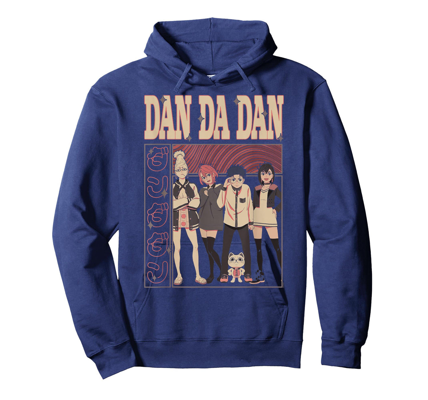 Dan Da Dan Cast of Characters with Kanji Anime T-Shirt