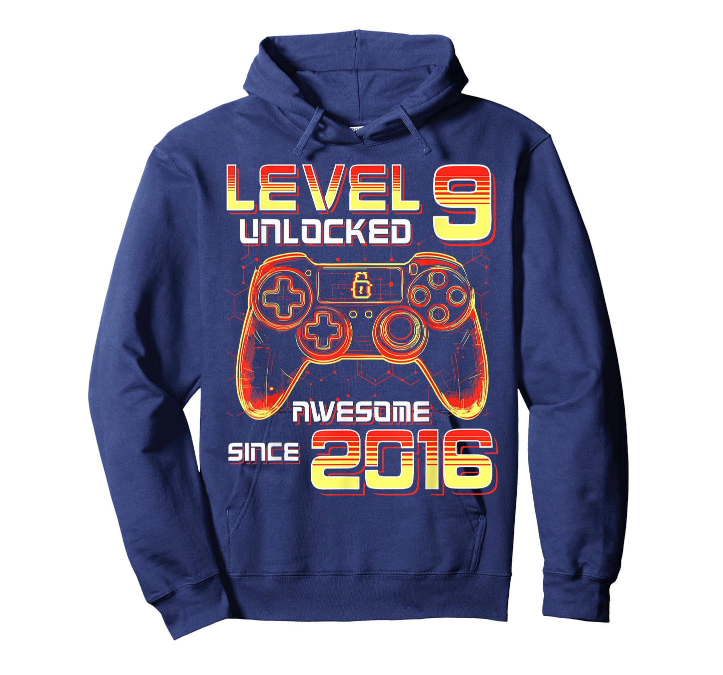 Level 9 Unlocked Video Game Party 9th Birthday Gamer Boys T-Shirt