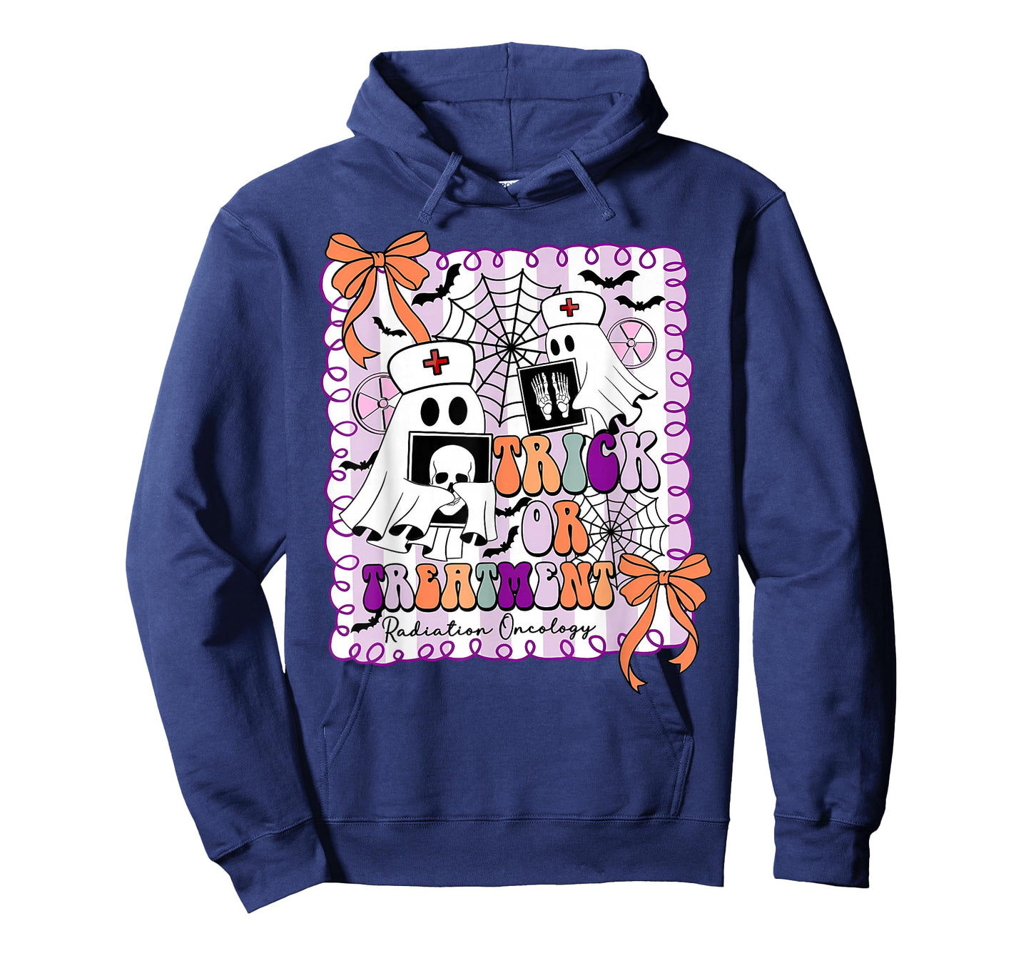 Trick Or Treatment Radiation Oncology Ghost Xray Halloween T-Shirt