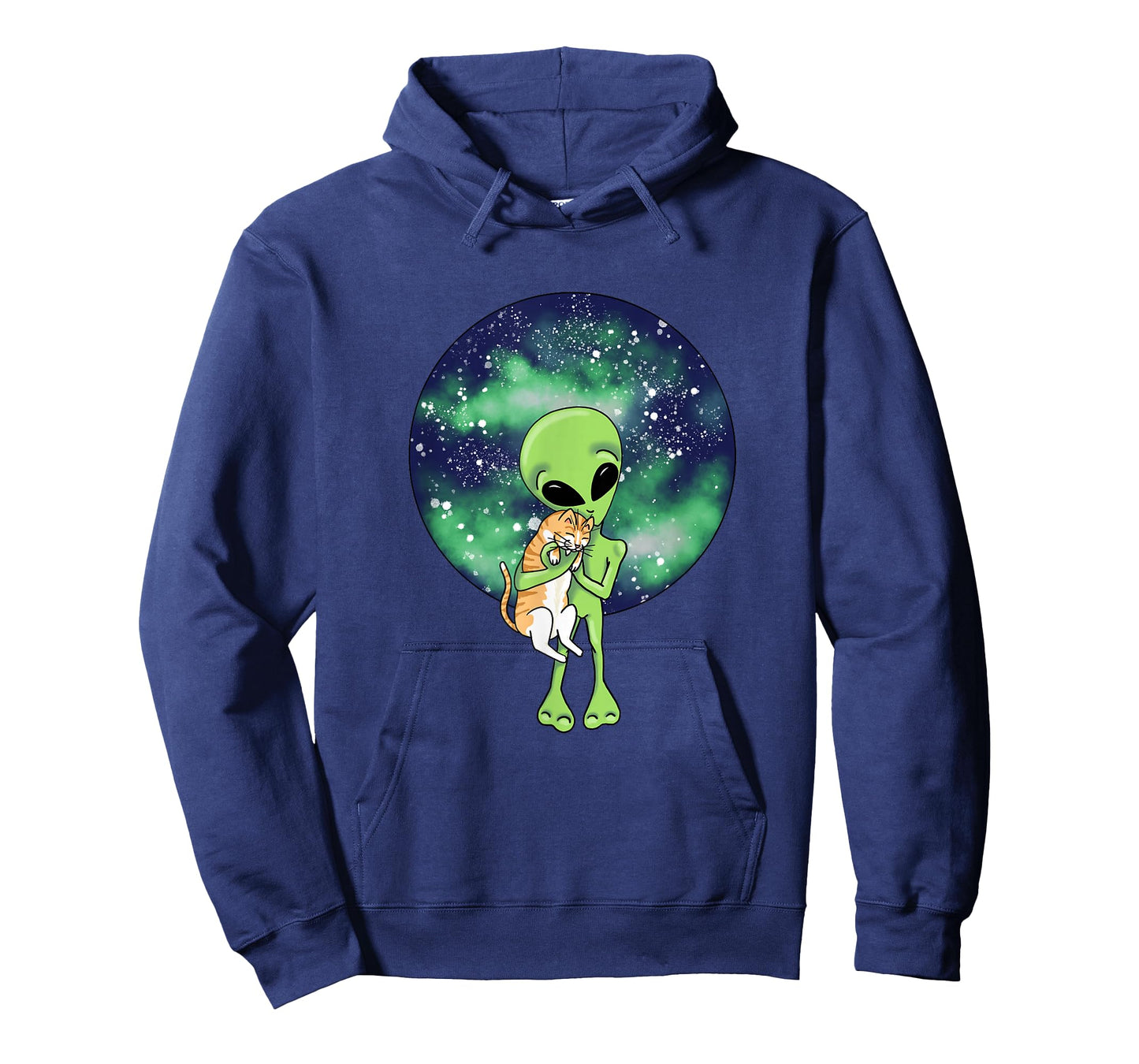 Alien and the Cat by Silvana Arias T-Shirt