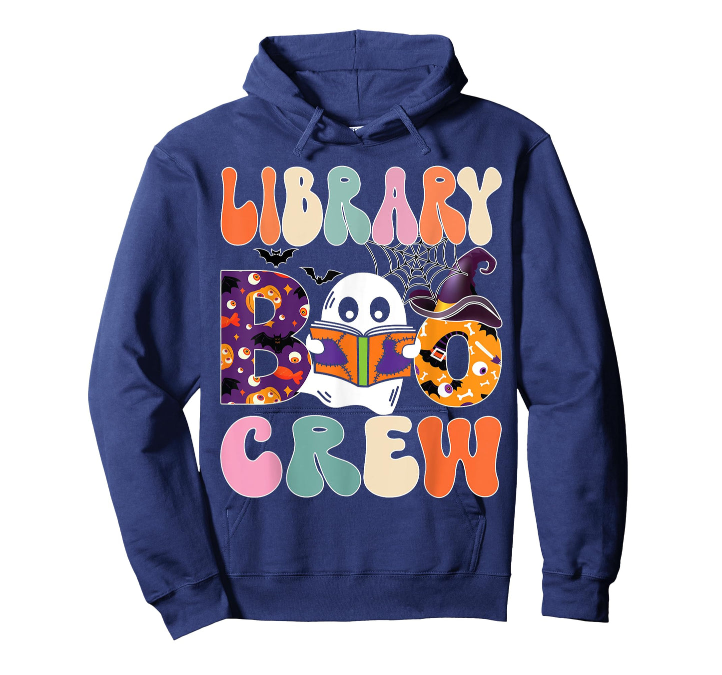 Library Boo Crew Halloween Library Book Lovers T-Shirt