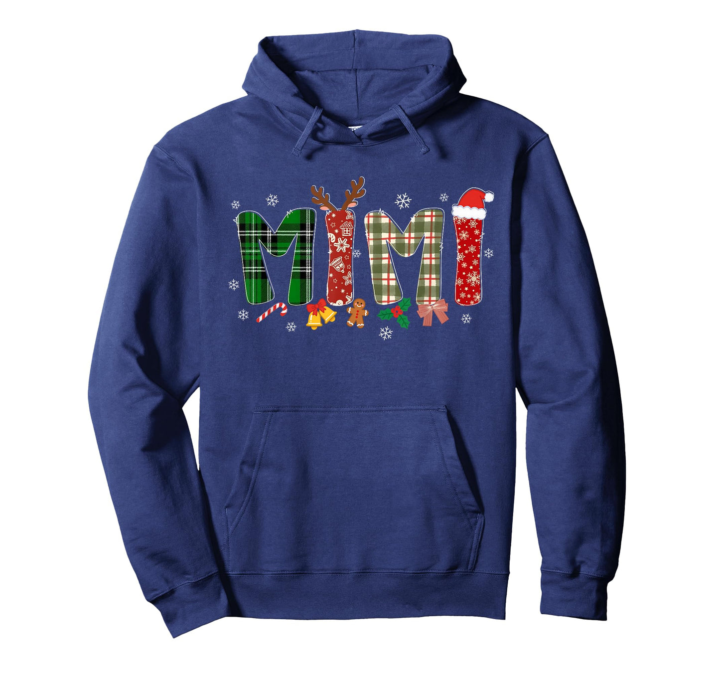 Mimi Christmas Festive Grandma Costume Xmas Family Matching T-Shirt