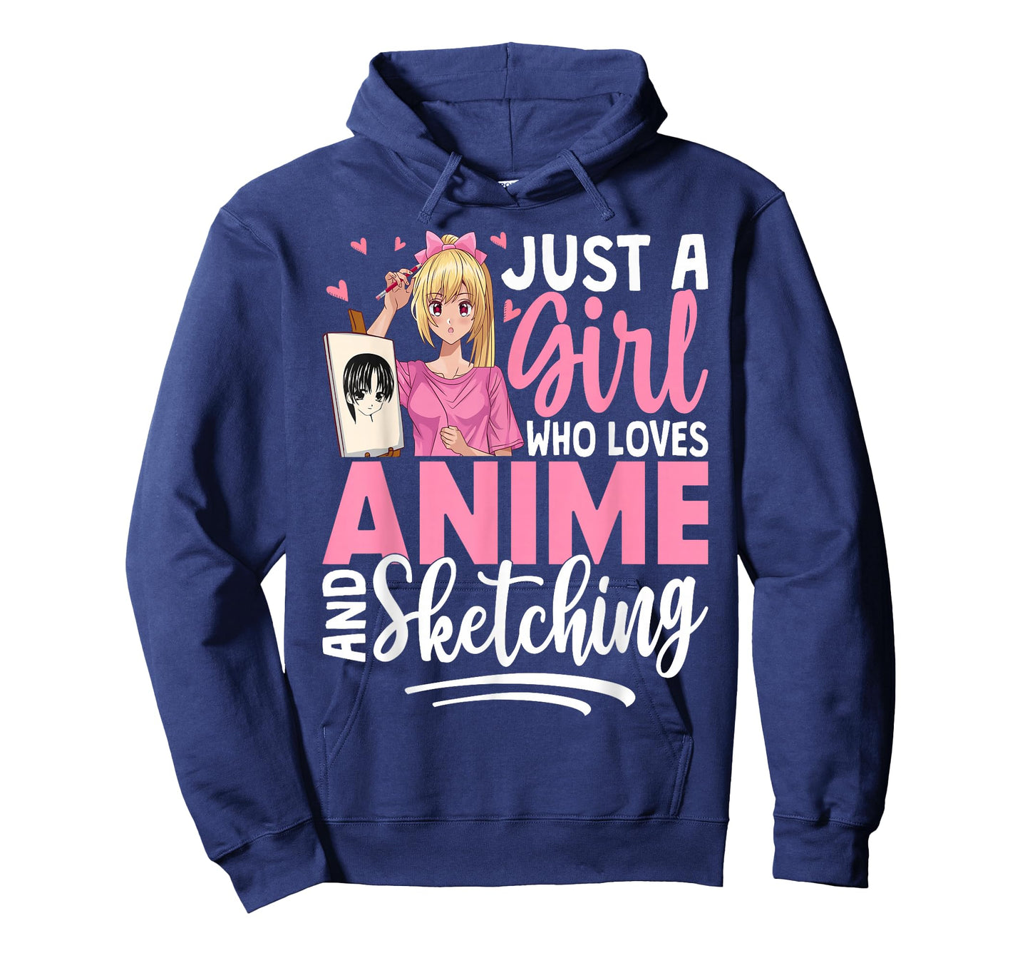Just A Girl Who Loves Anime and Sketching Anime Merch T-Shirt