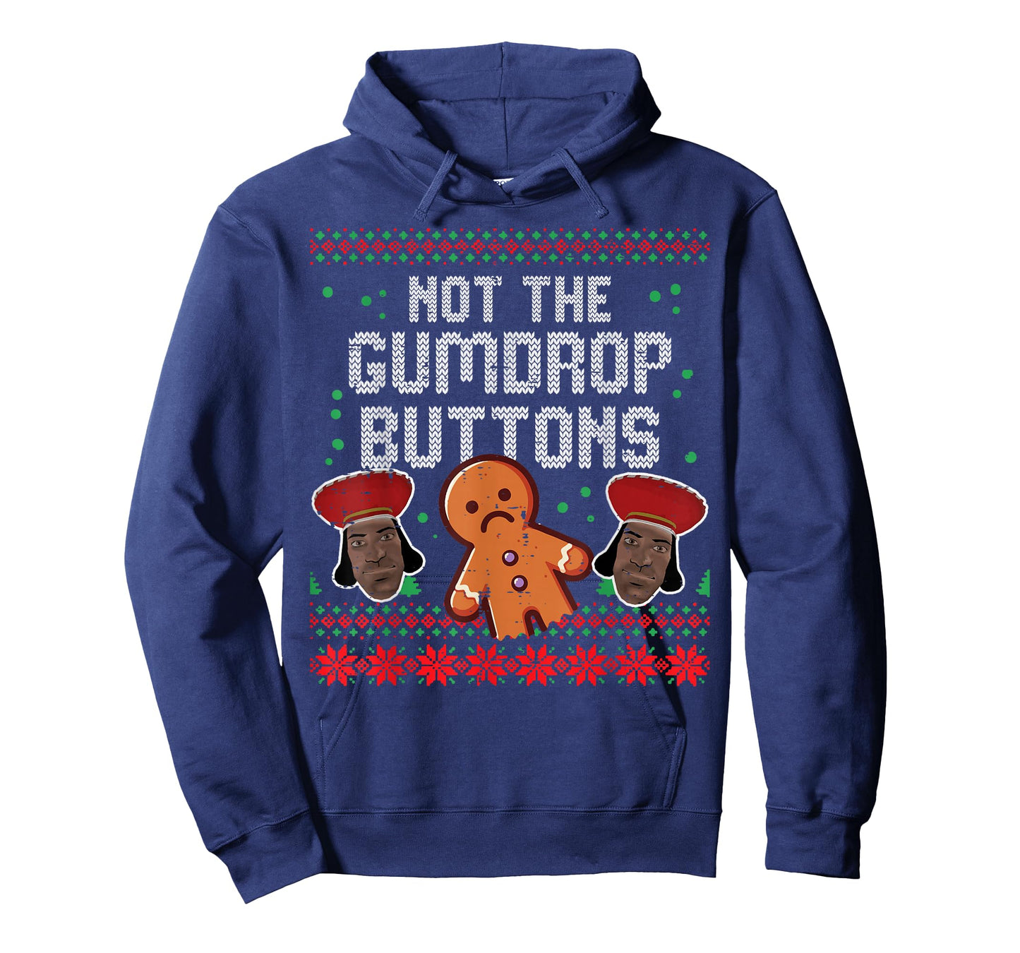 Christmas Not The Gumdrop Buttons Funny Ugly Xmas Humor Men T-Shirt