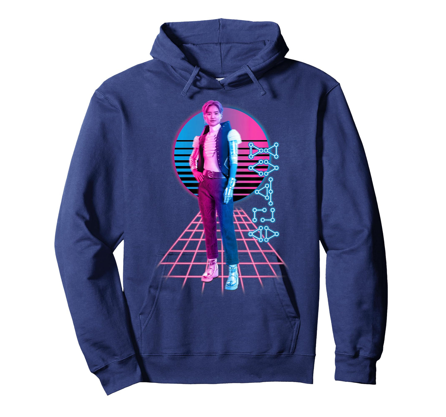 Disney Zombies 3 A-Spen Neon Standing Pose T-Shirt
