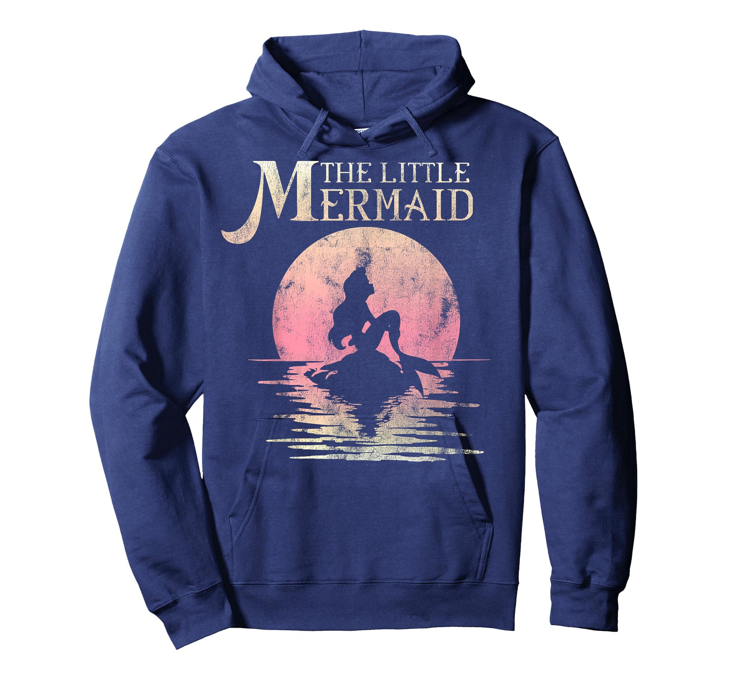 Disney The Little Mermaid Ariel Rock Moon Silhouette T-Shirt T-Shirt