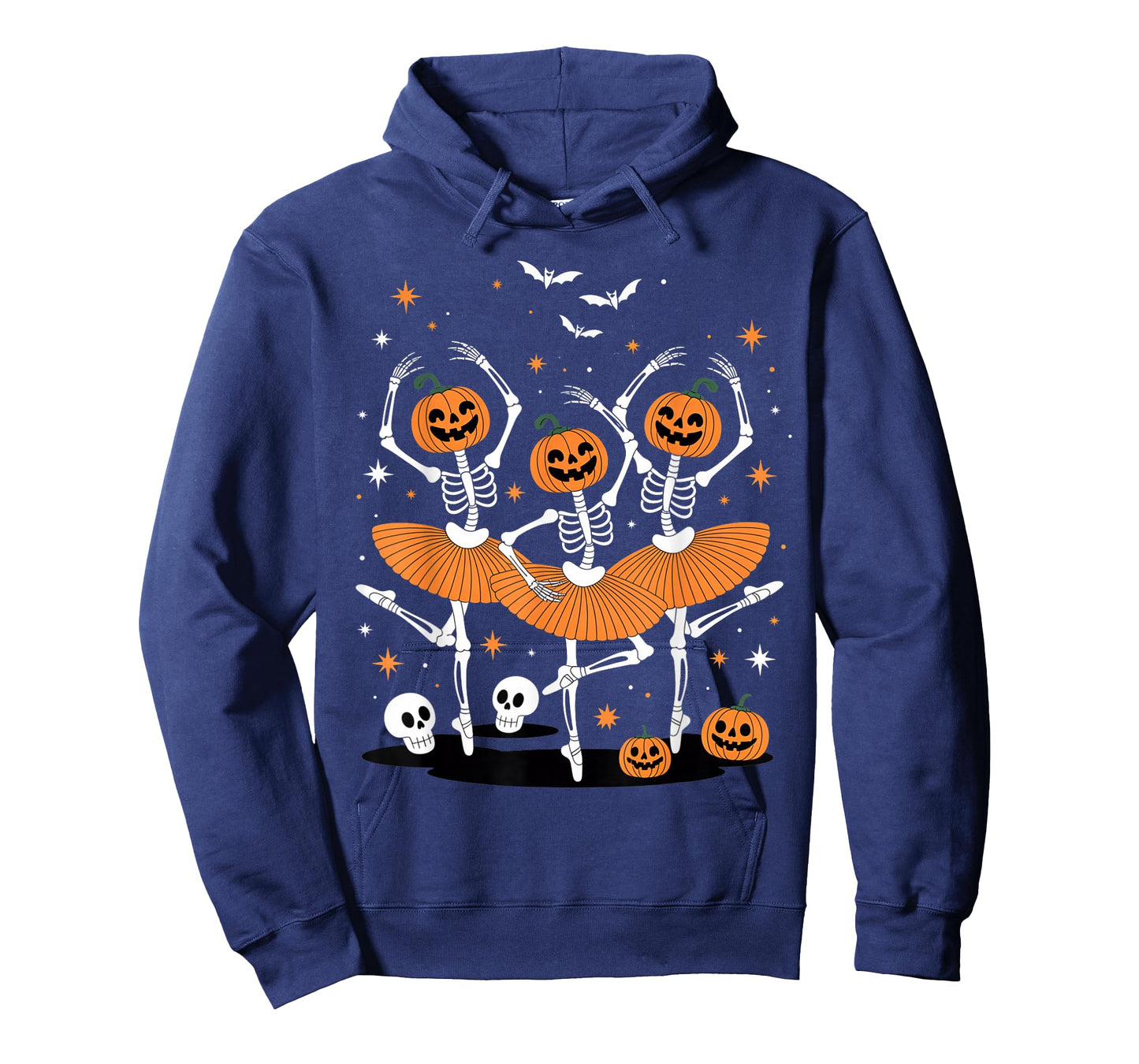 Skeleton Ballerina Ballet Dance Halloween Women Girl T-Shirt