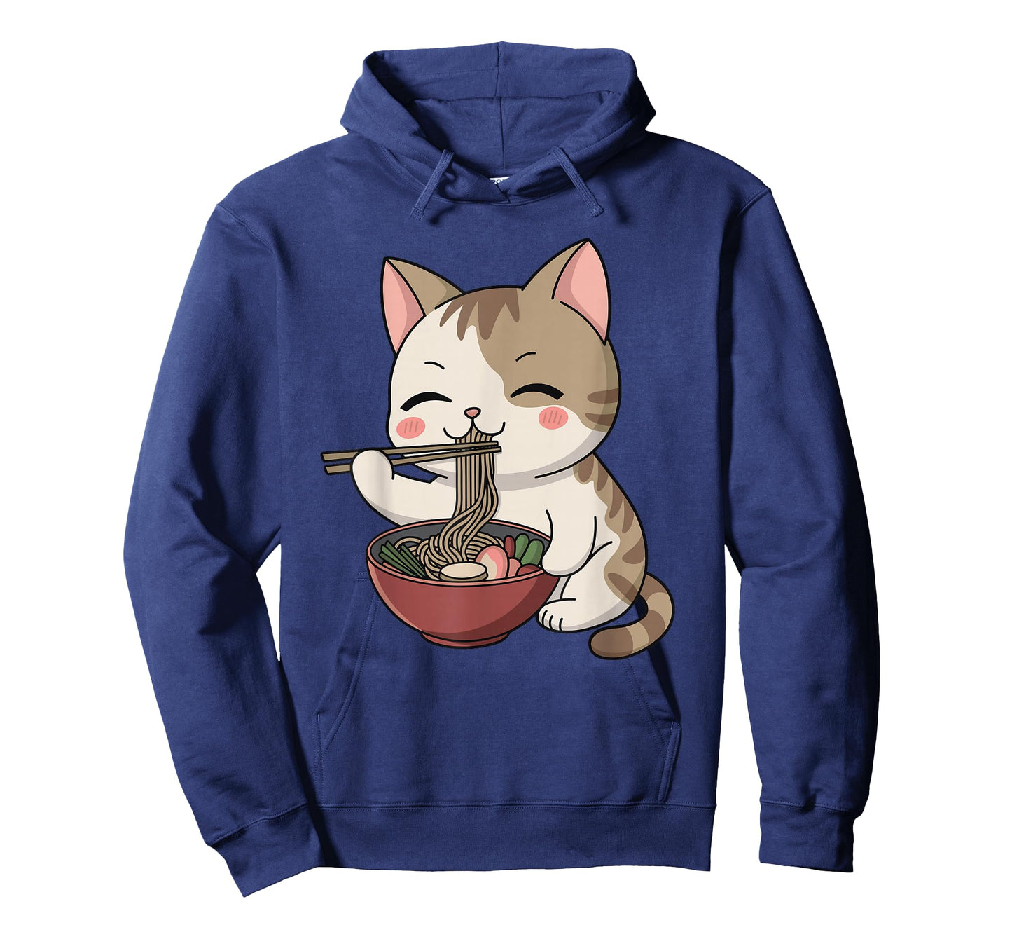 Kawaii Ramen Cat Neko Cute Anime Noodle Lover T-Shirt
