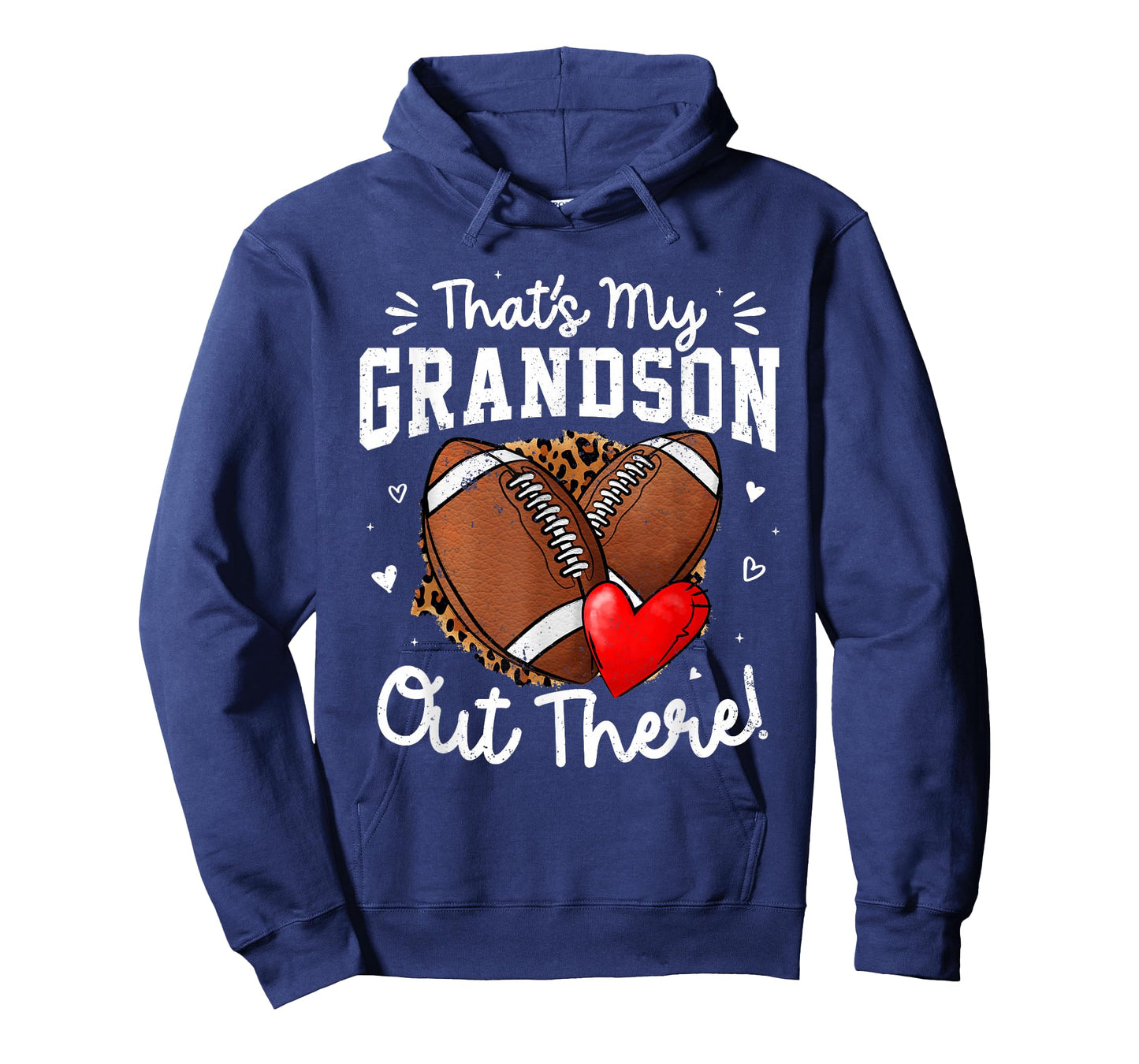 That's My Grandson Out There Funny Football Grandma T-Shirt