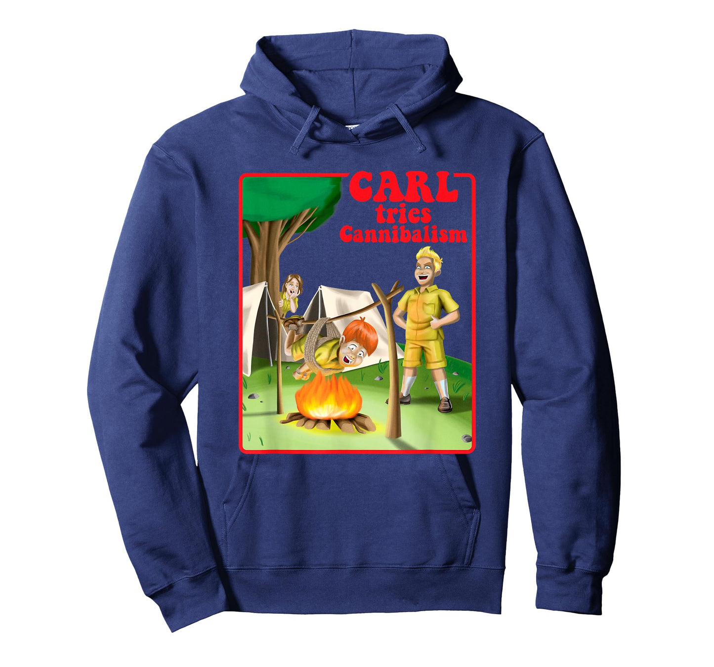 Carl Tries Cannibalism - Cute Horror Shirt - Funny Horror T-Shirt