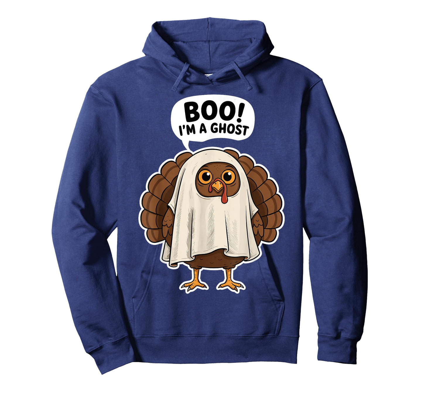 Thanksgiving Ghost Turkey Disguise Funny Halloween T-Shirt