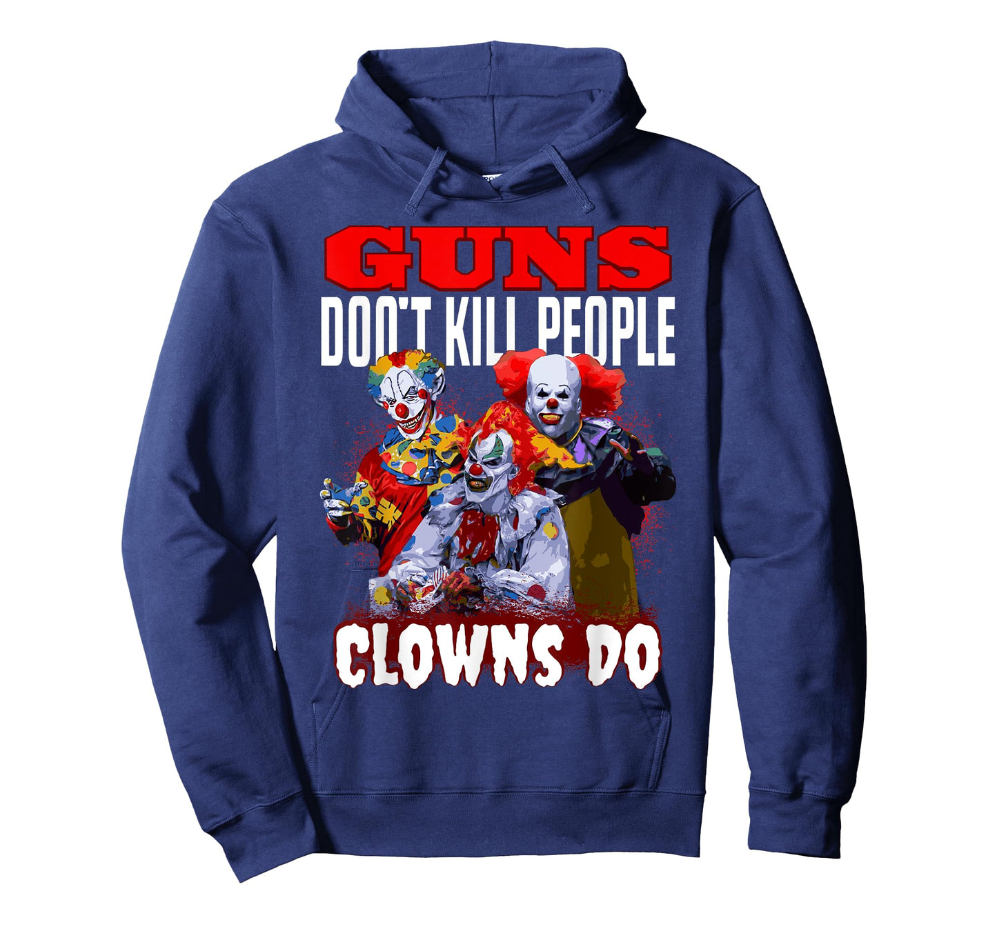 Guns Don't Kill People Clowns Do Scary Halloween T-Shirt
