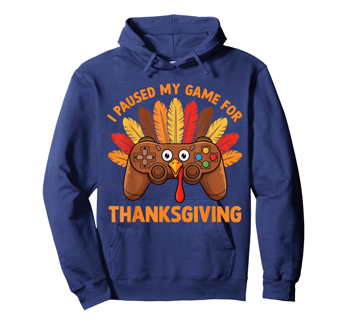 Happy Thanksgiving Gaming Funny Gamer Turkey Game Boys Teens T-Shirt