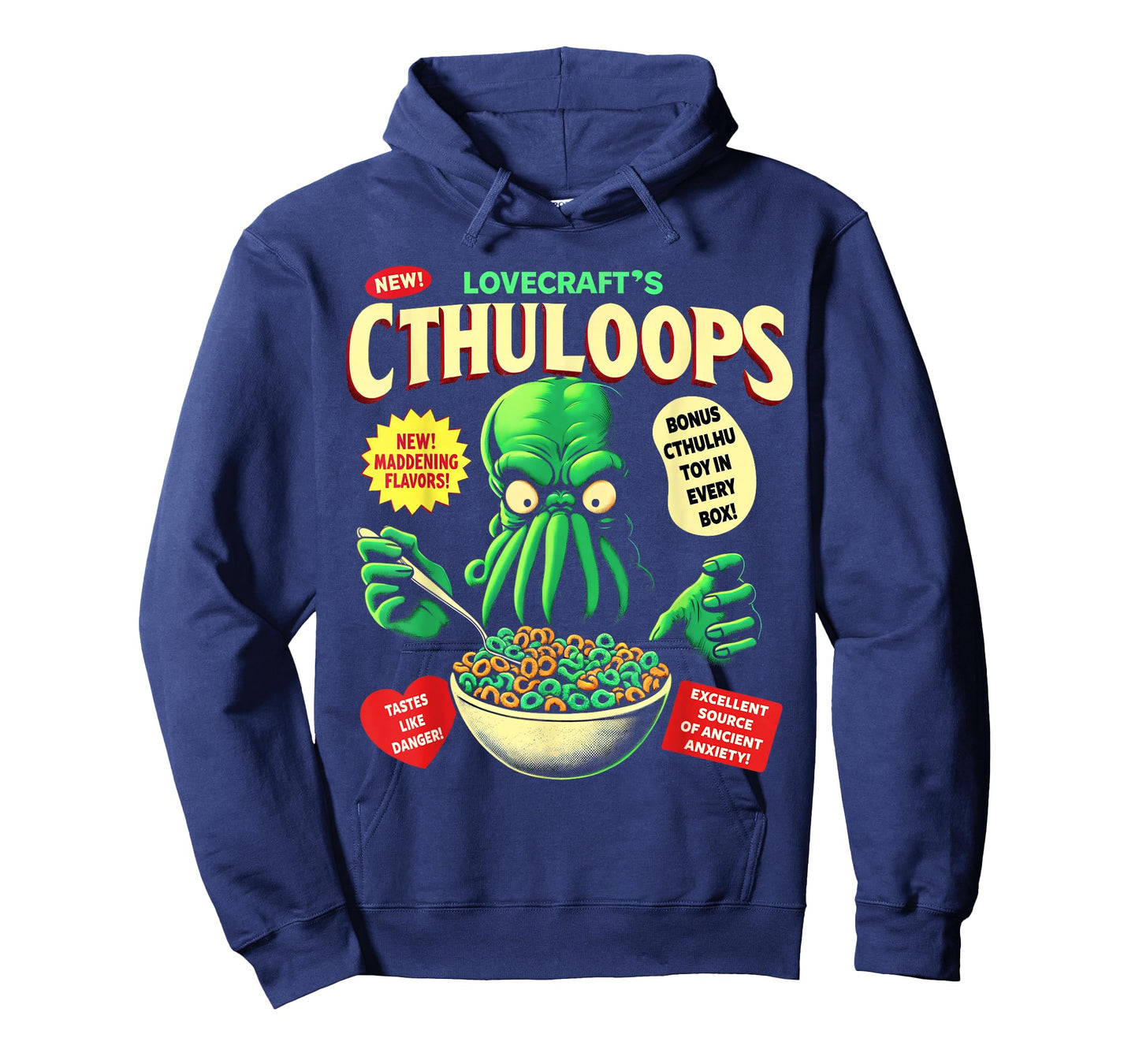 Cthuloops Cereal Parody T-Shirt for Horror Fans - Cthulhu T-Shirt