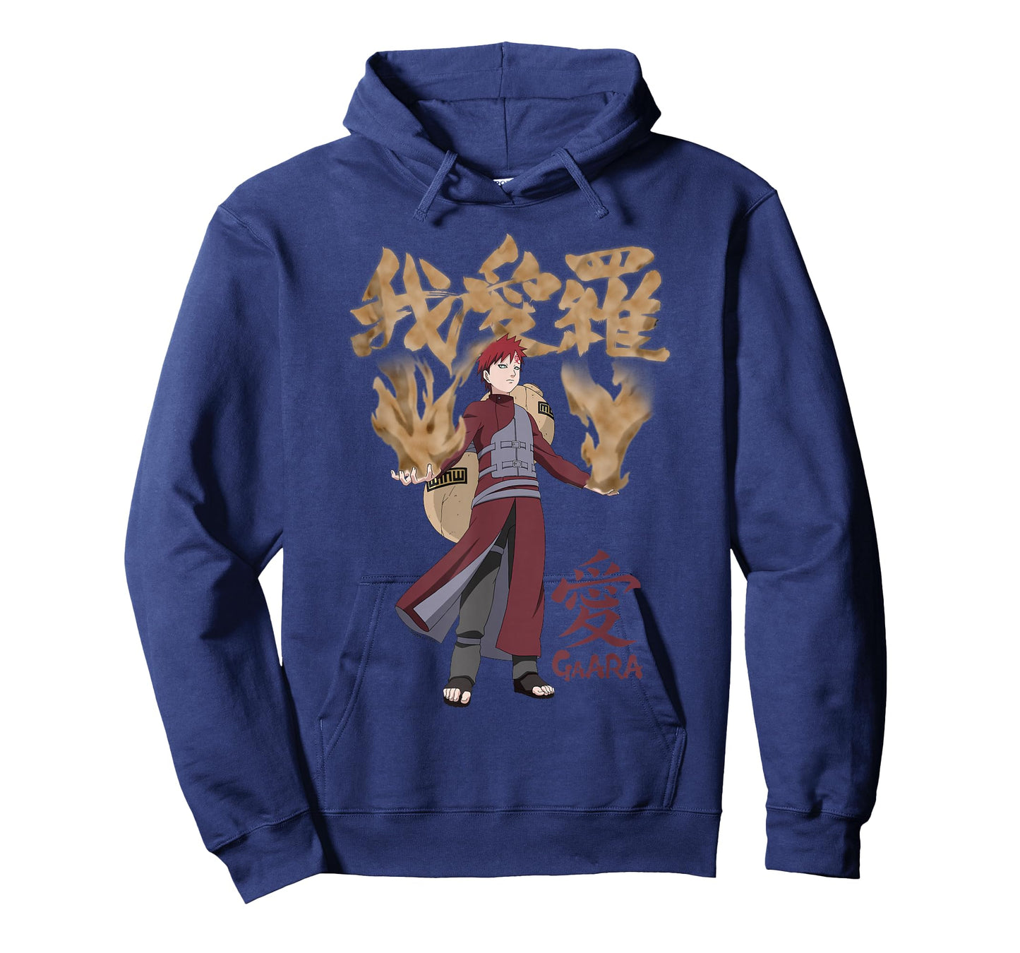 Naruto Shippuden Gaara with Sand and Kanji Anime T-Shirt