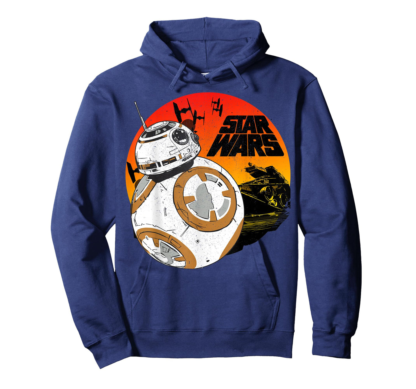 Star Wars Last Jedi BB-8 Retro Sunset Rollabout T-Shirt T-Shirt