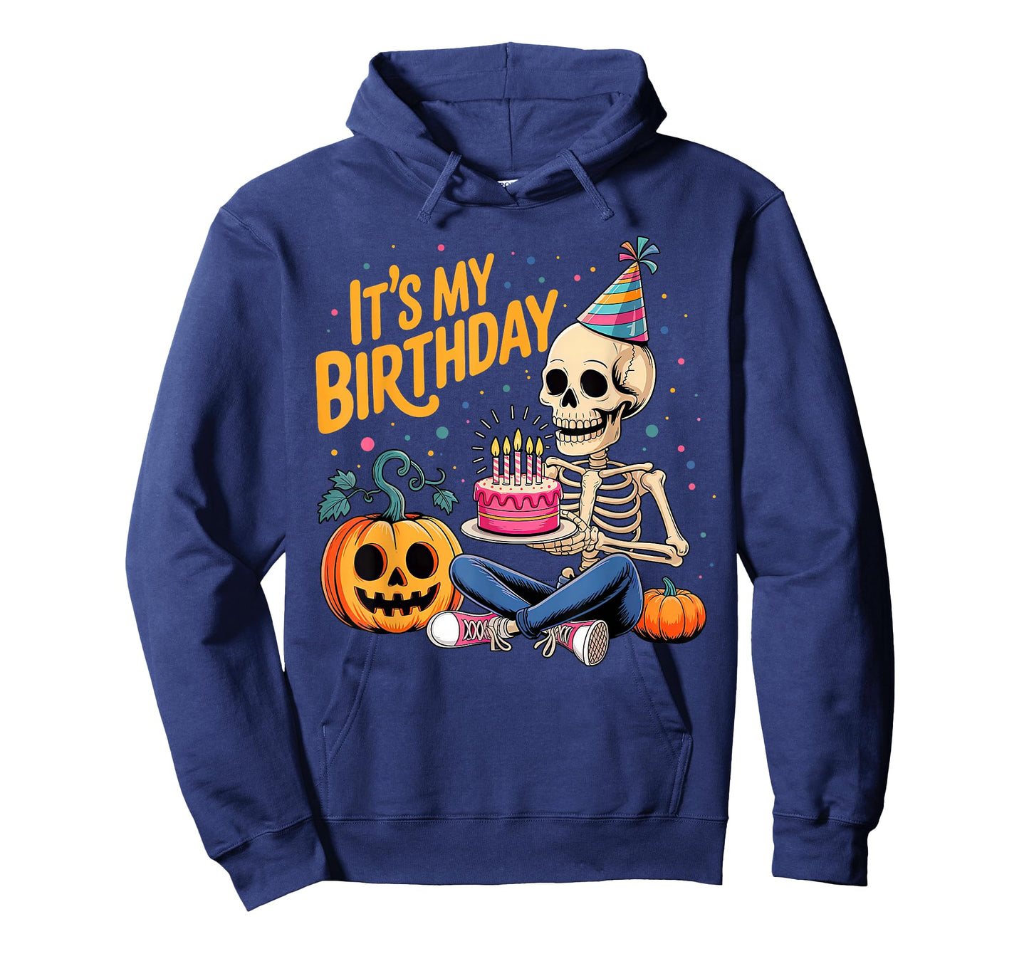 It's My Birthday Skeleton Happy Halloween Birthday Party T-Shirt