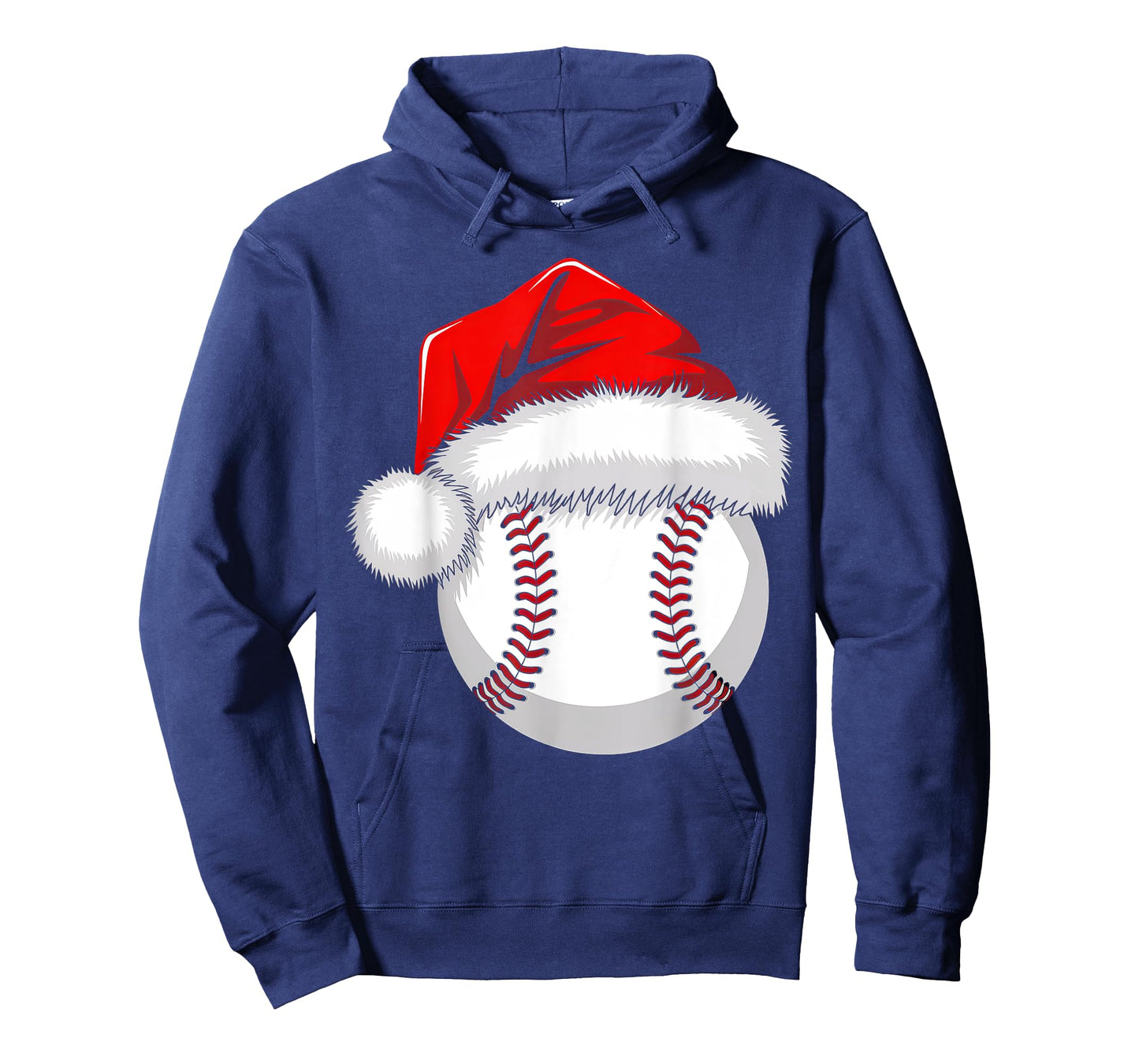Funny Santa Hat Xmas Sport Lover Christmas Baseball Player T-Shirt