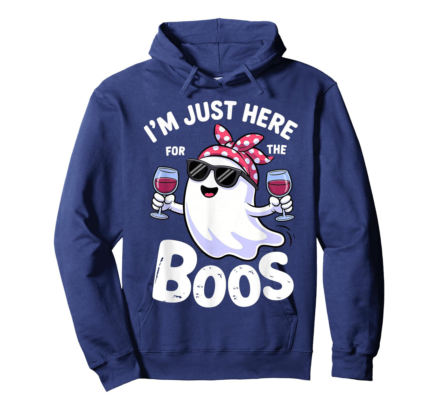 I'm Just Here for The Boos Halloween Women Ghost T-Shirt