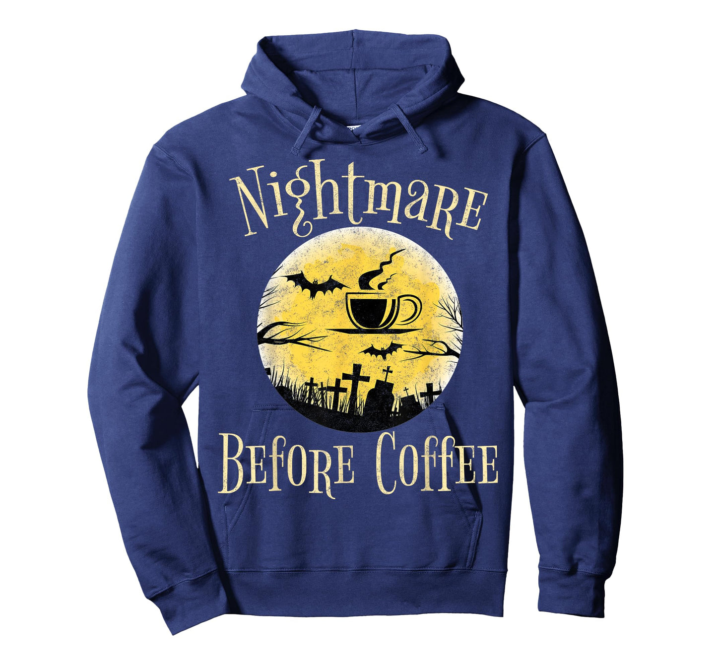 Funny Halloween Costume Shirt Nightmare Before Coffee T-Shirt