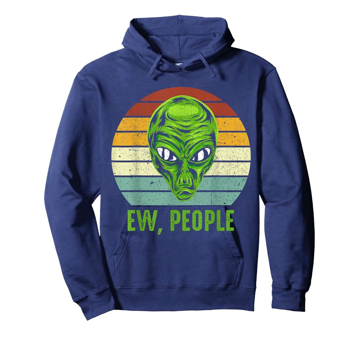 Funny Alien Retro Ew, People Shirt With Alien Vintage T-Shirt