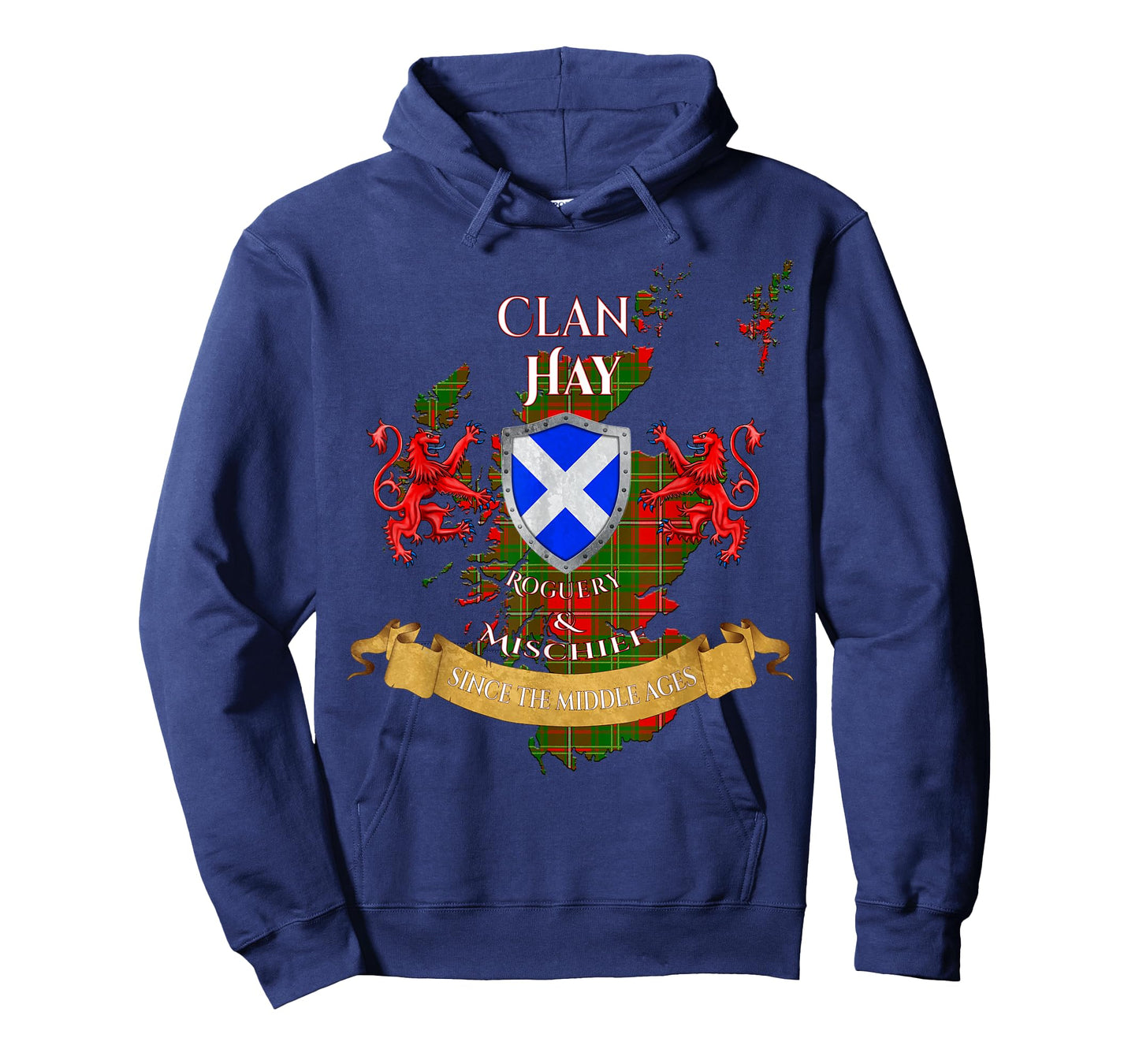 Hay Scottish Family Clan Middle Ages Mischief T-Shirt