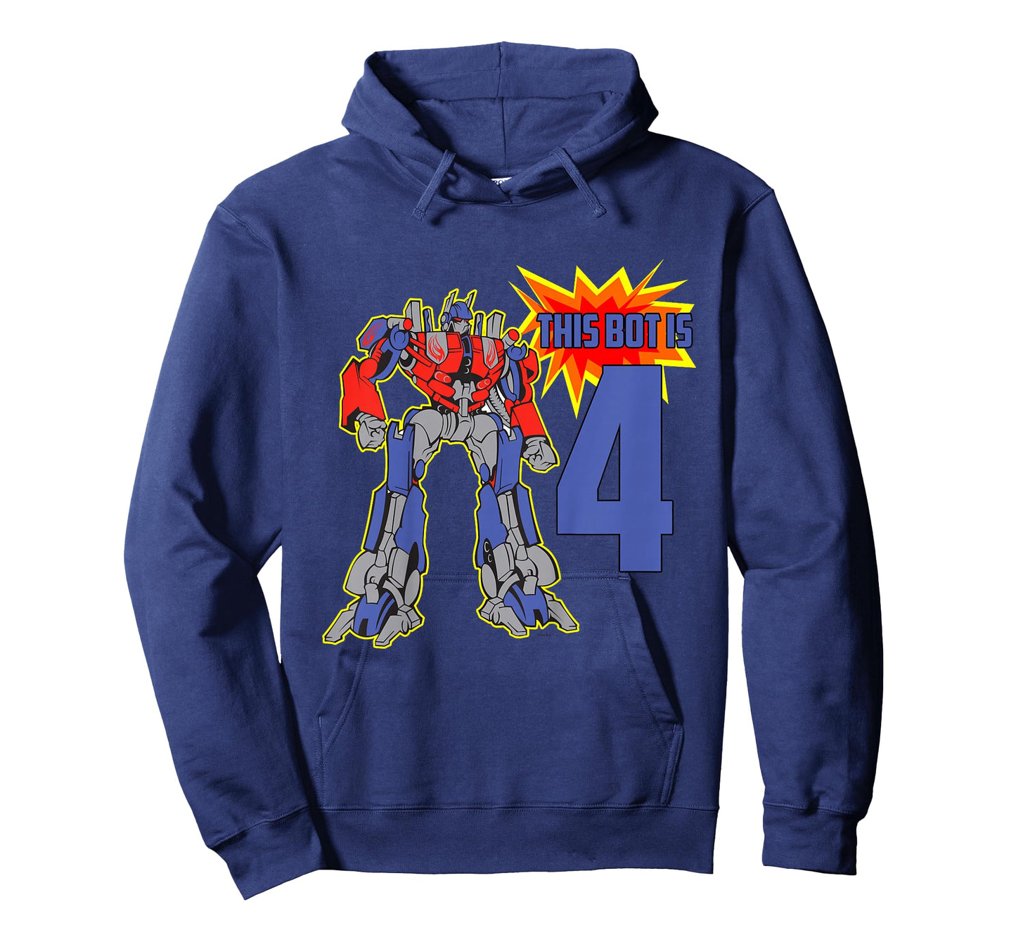 Robot Kid, Cute 4th Birthday Robots T-Shirt for Boys, Girls T-Shirt
