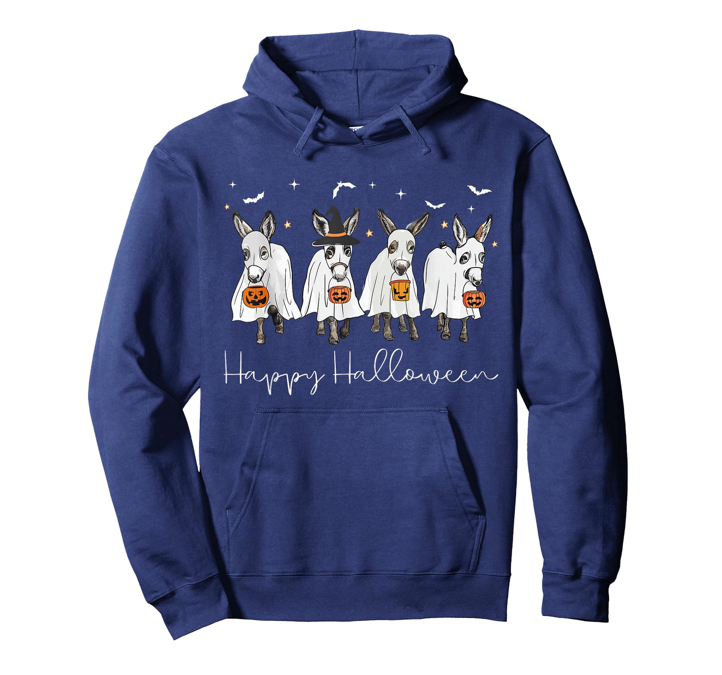 Happy Halloween Donkey Ghost Spooky Season Donkey Lover T-Shirt