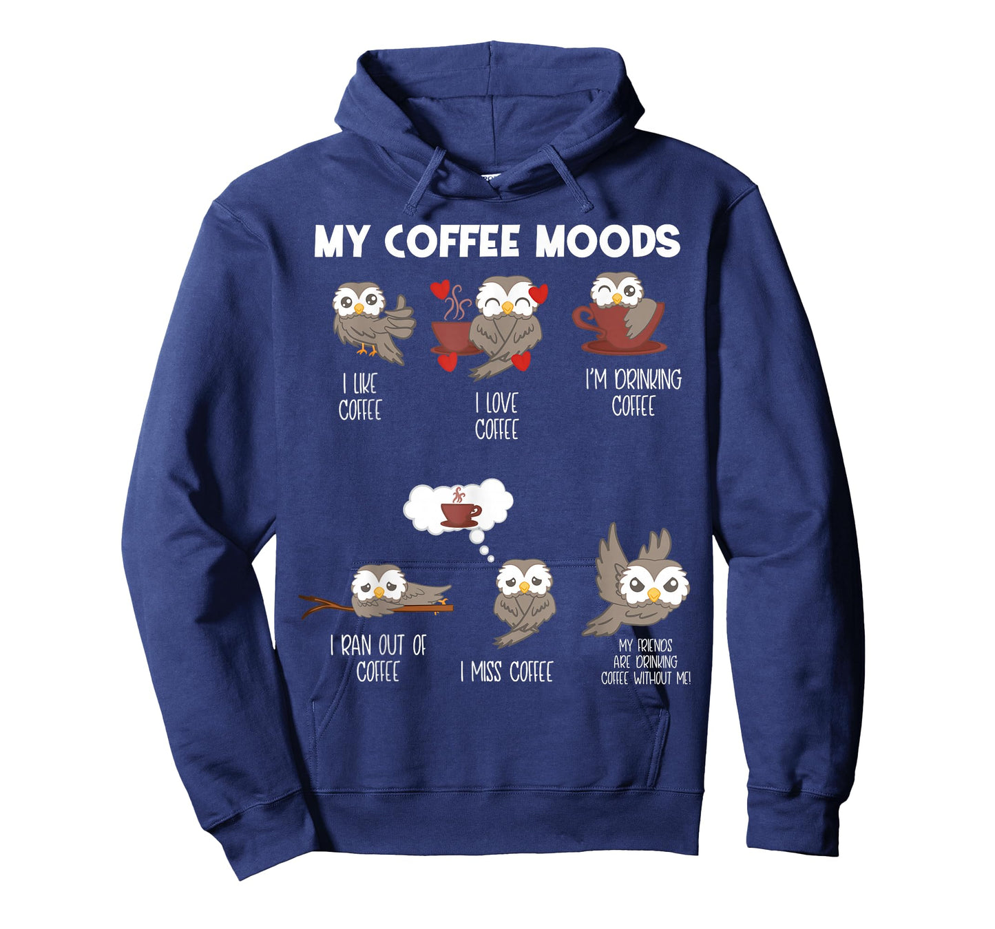 Owl shirt - gift for owl lovers and coffee drinkers T-Shirt