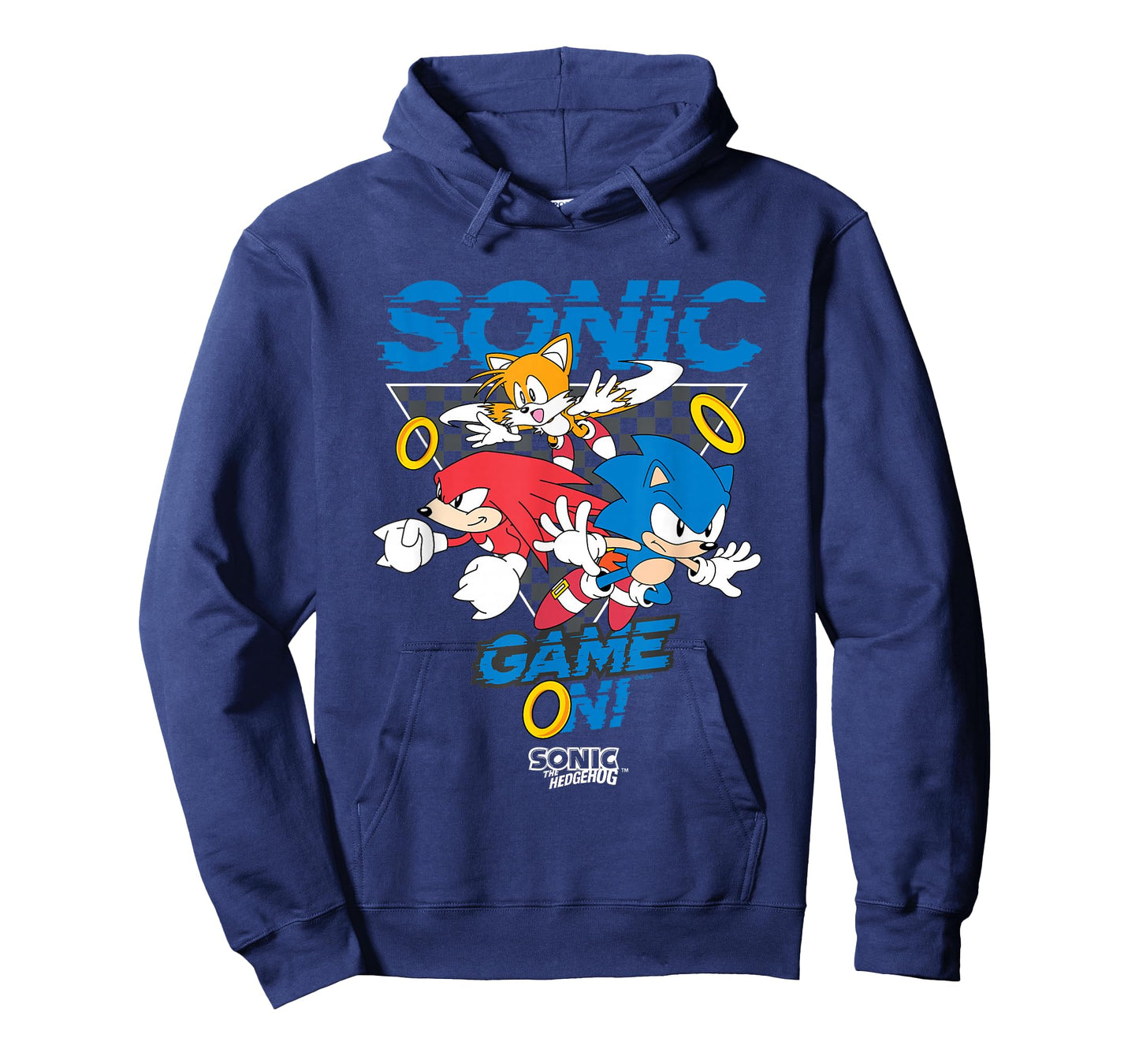 Sonic The Hedgehog Game On! Main Trio Retro Group Shot T-Shirt