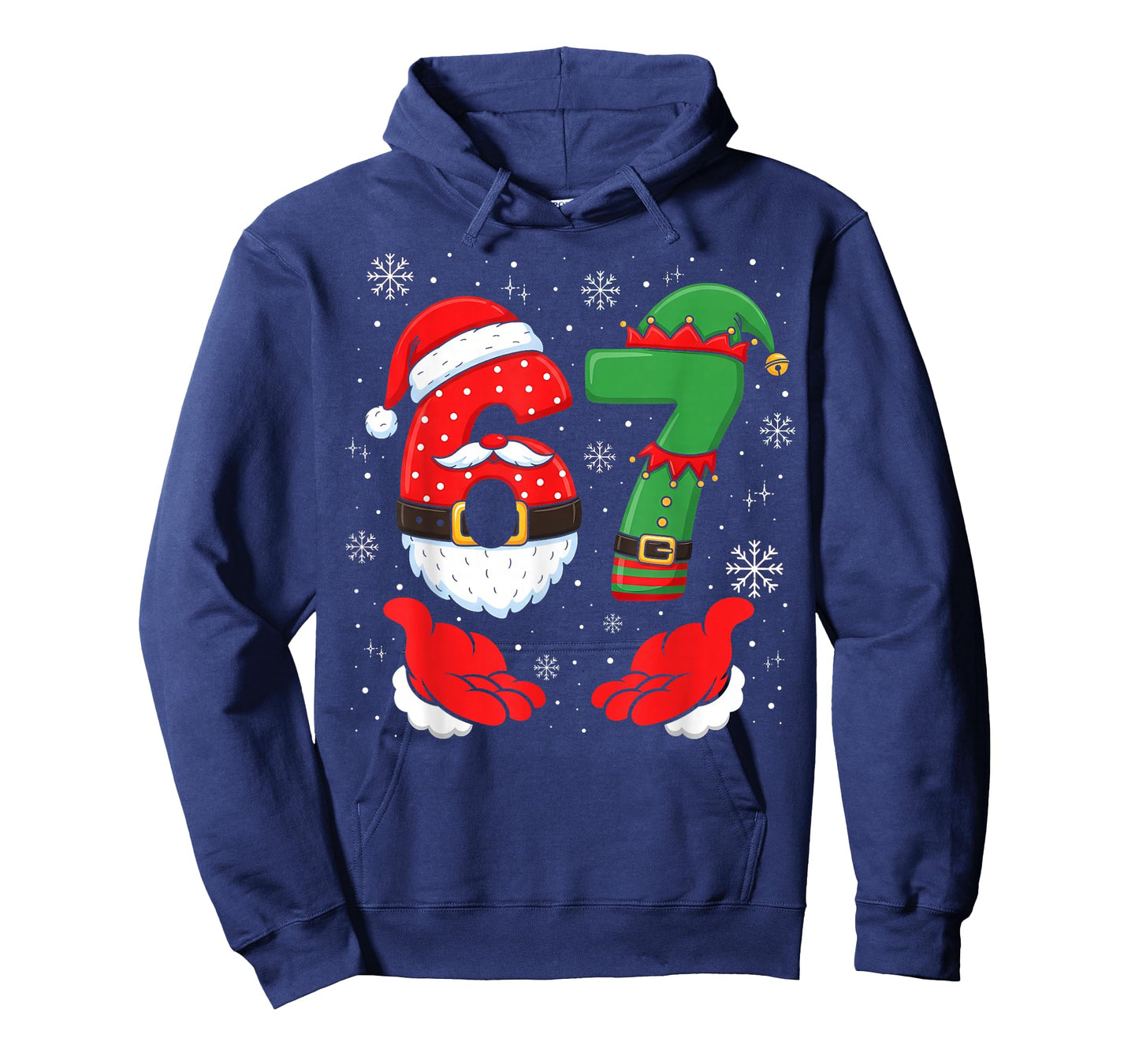 67 Six Seven 6 7 Meme Xmas Custome Couple Christmas Matching T-Shirt