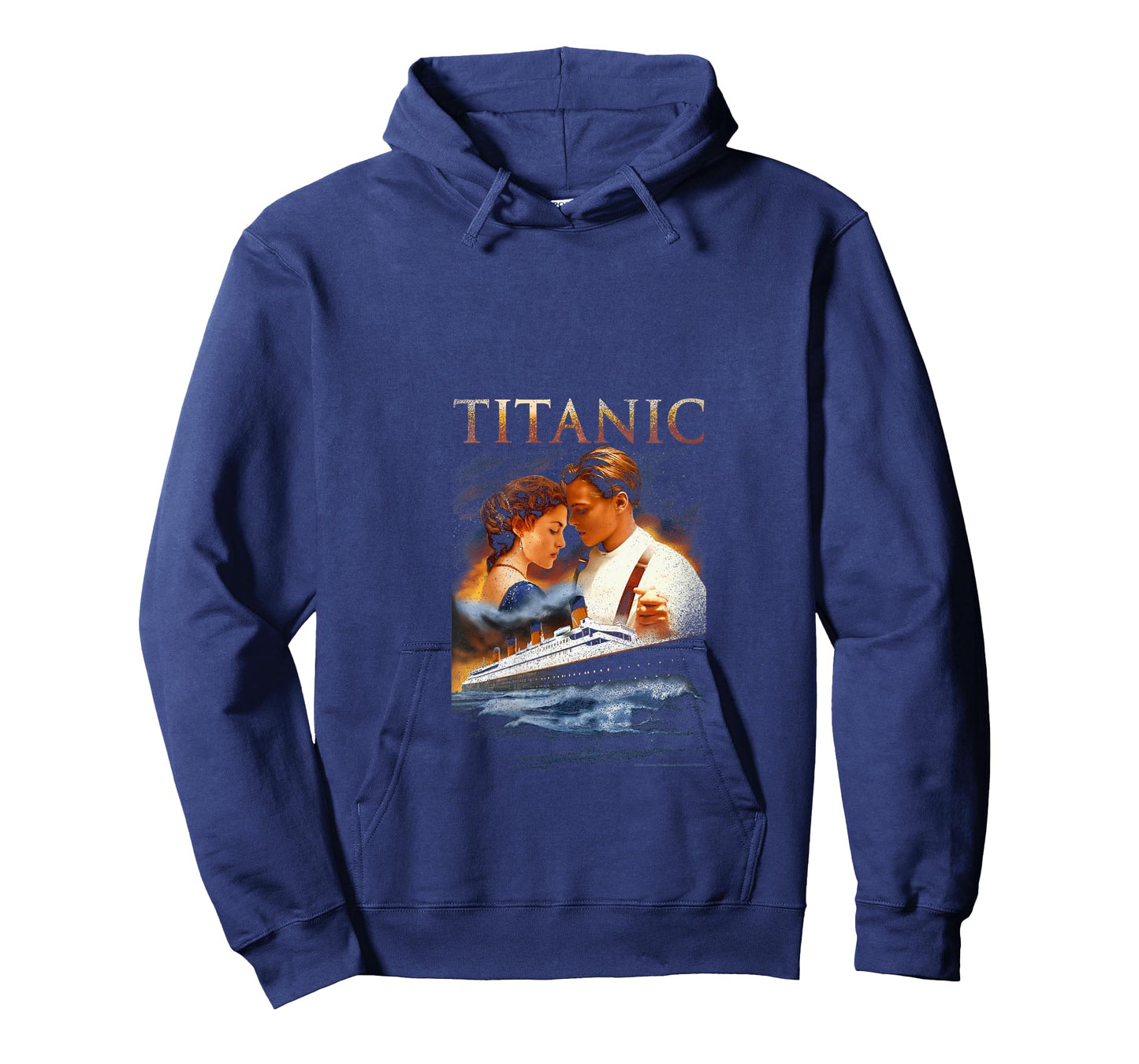 Womens Titanic Iconic Jack & Rose Retro Vintage Big Chest Poster V-Neck T-Shirt