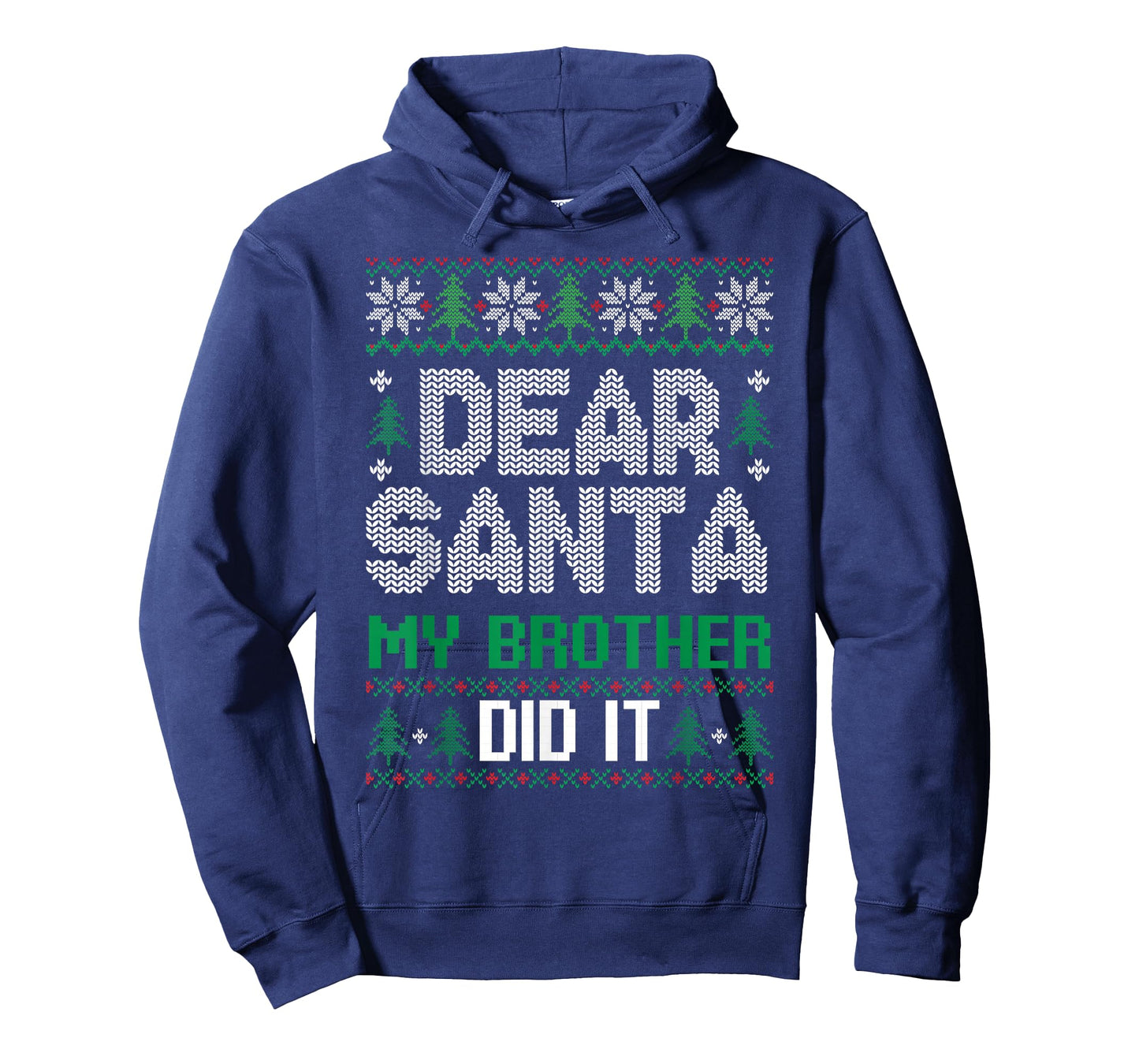 Dear Santa My Brother Did It Funny Christmas Boys Girls Kids T-Shirt
