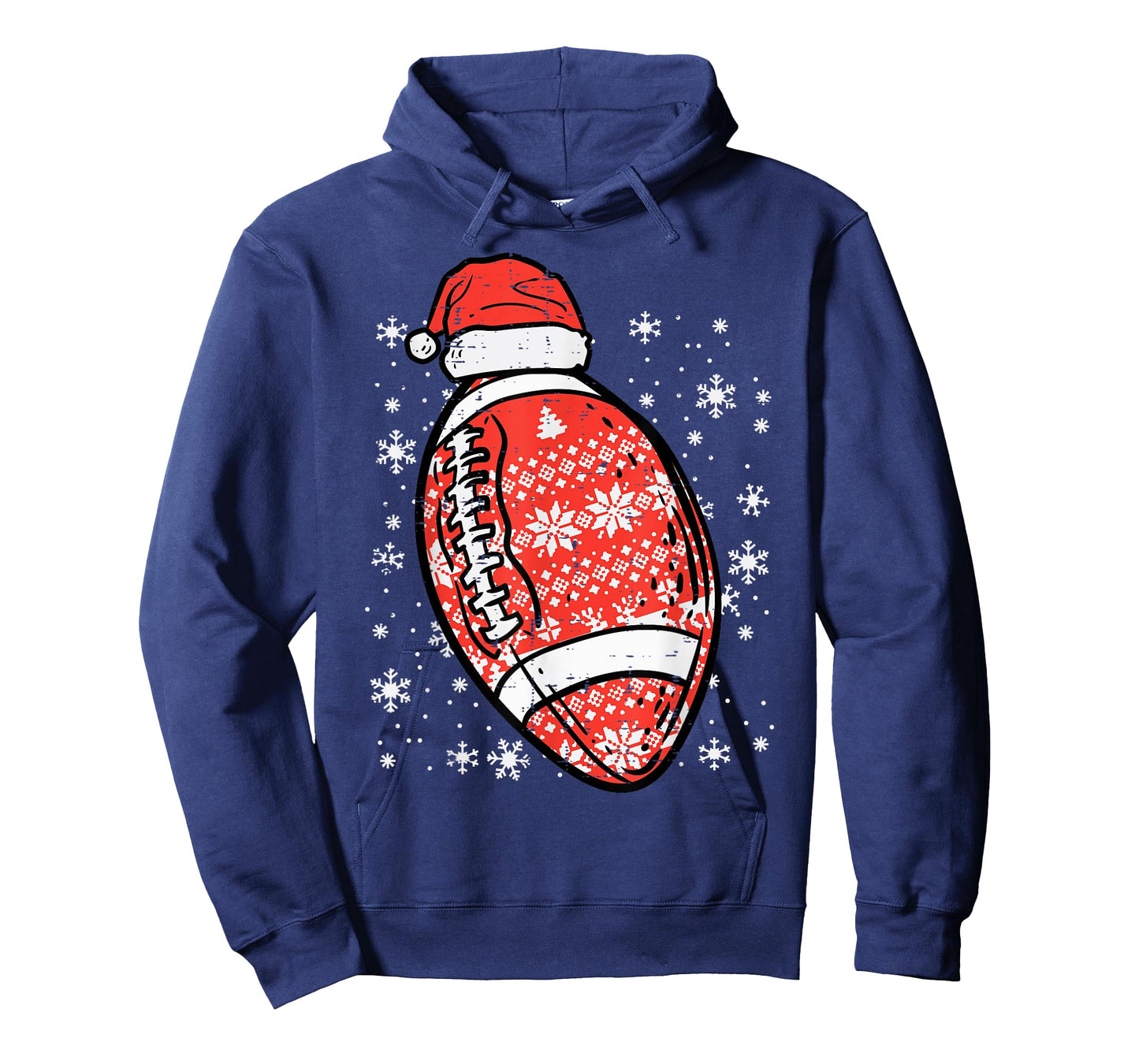 Christmas American Football Santa Xmas Sports Men Boys Kids T-Shirt