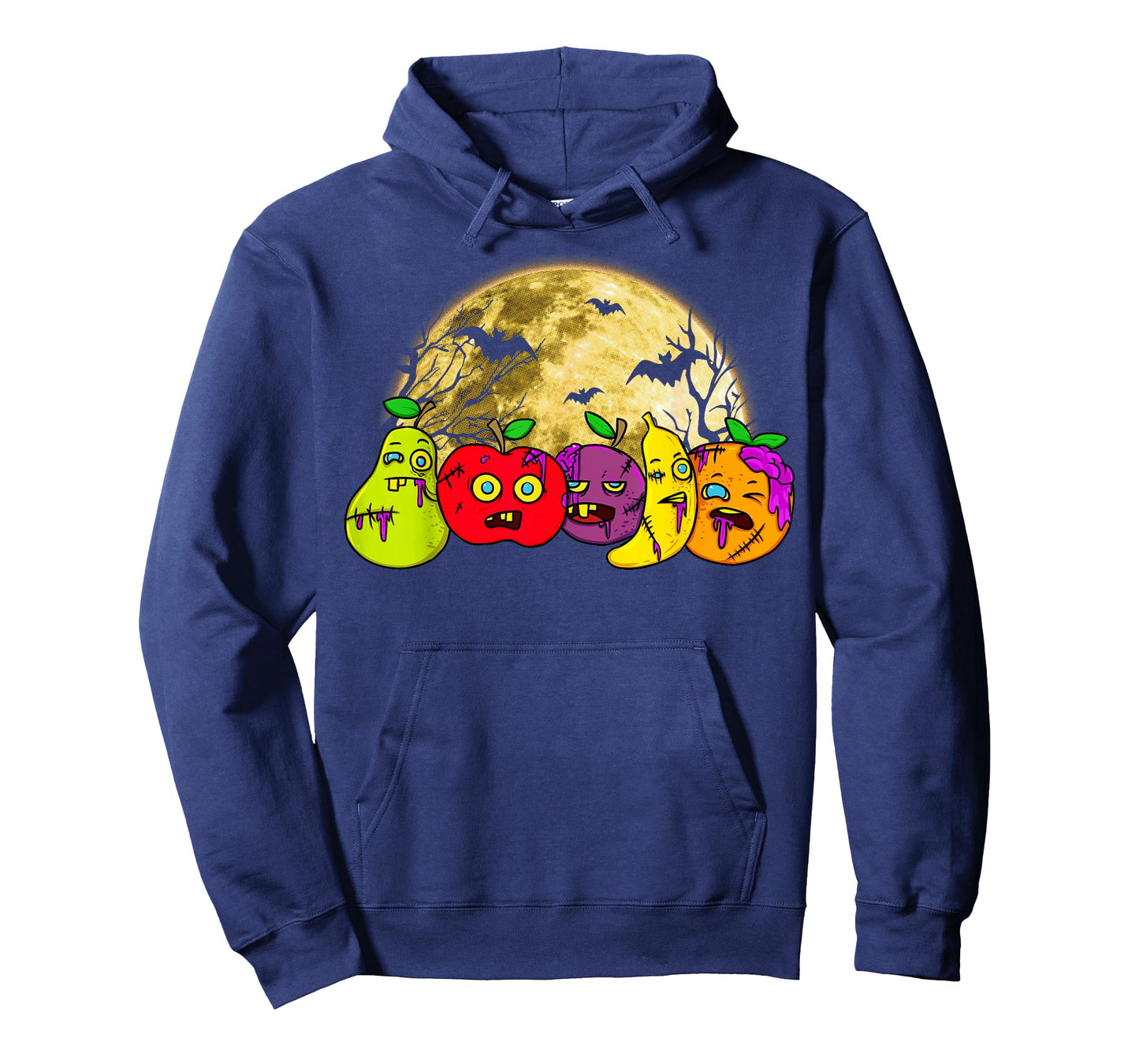 Halloween Scary Vegan Vegetarian Zombie Fruits Vegetable T-Shirt