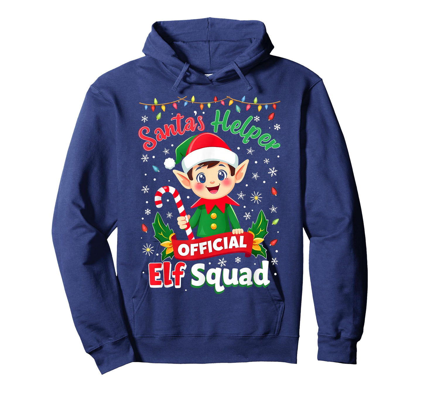 Elf Squad Santa's Holiday Helper Cute Elves Family Group T-Shirt