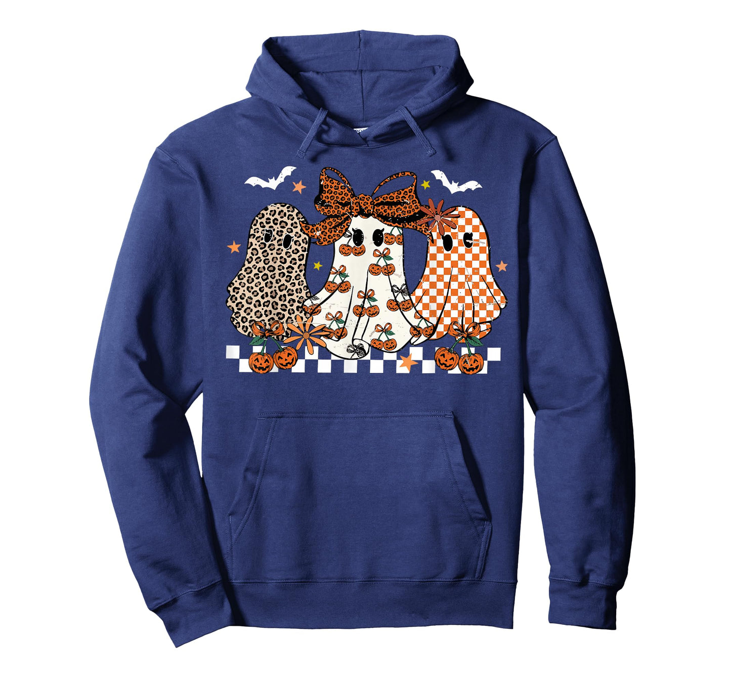 Halloween Ghost Coquette Bow Cherry Pumpkin Spooky Season T-Shirt
