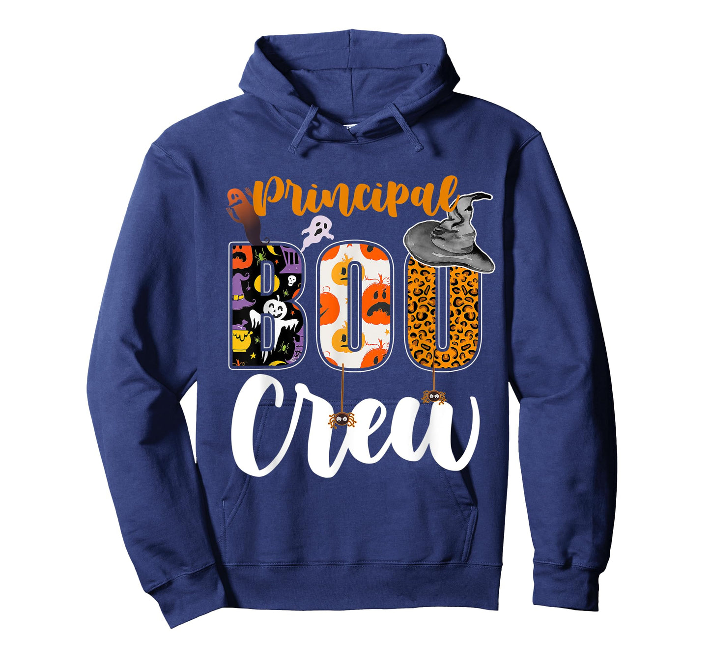 Principal Boo Crew Ghost Halloween Teachers School Matching T-Shirt