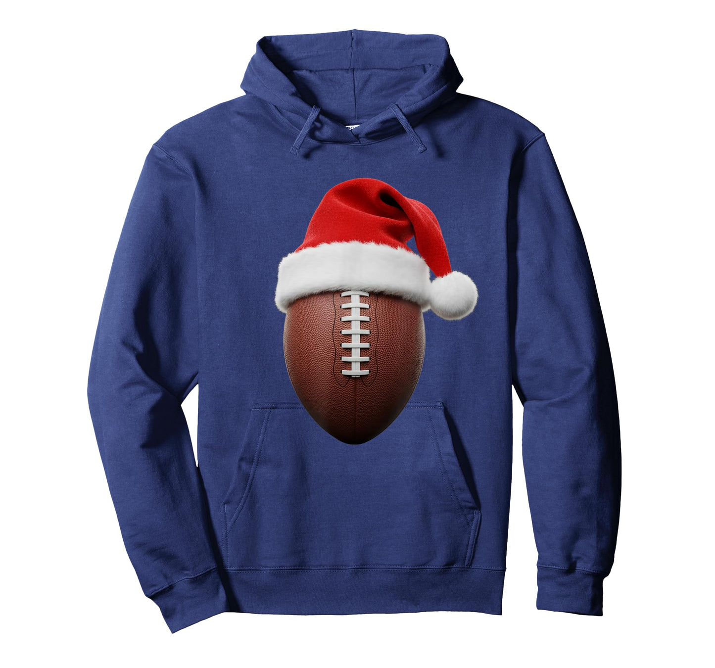 Football Christmas Hat Funny Holiday Sports T-Shirt
