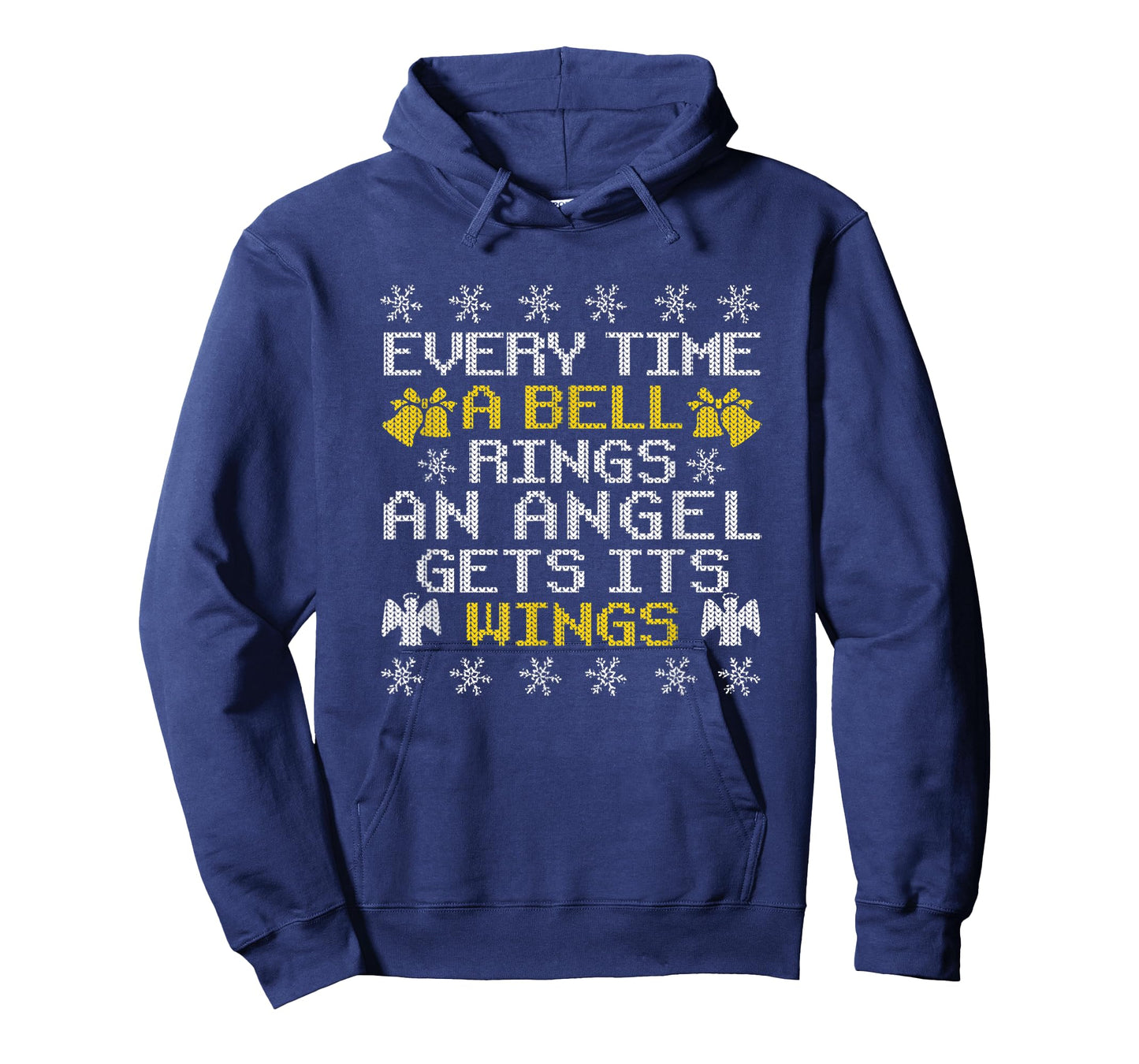Every Time A Bell Rings An Angel Gets Its Wings Christmas T-Shirt