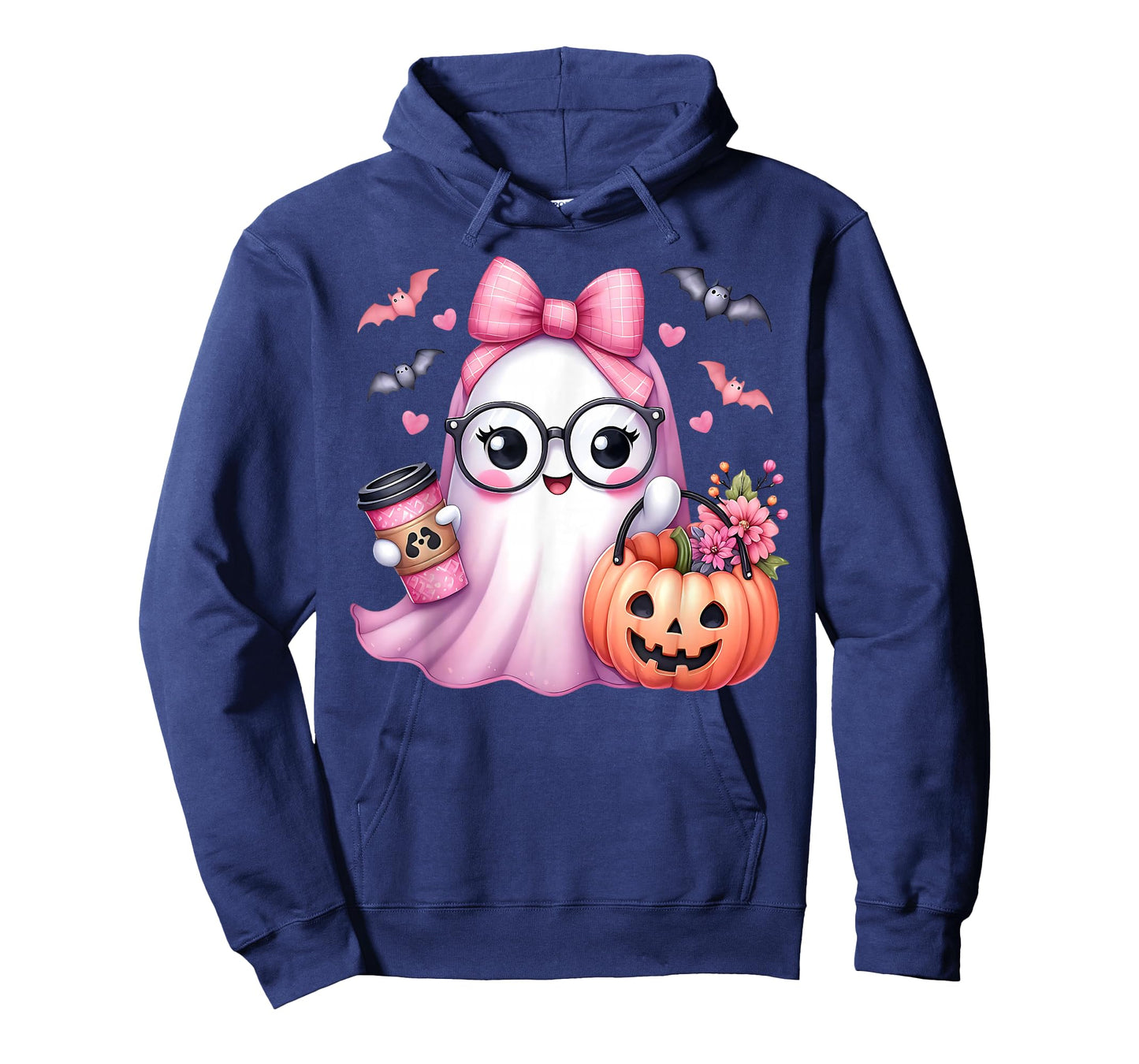 Cute Pink Ghost Boo Halloween Costume for Girl Kids Toddler T-Shirt