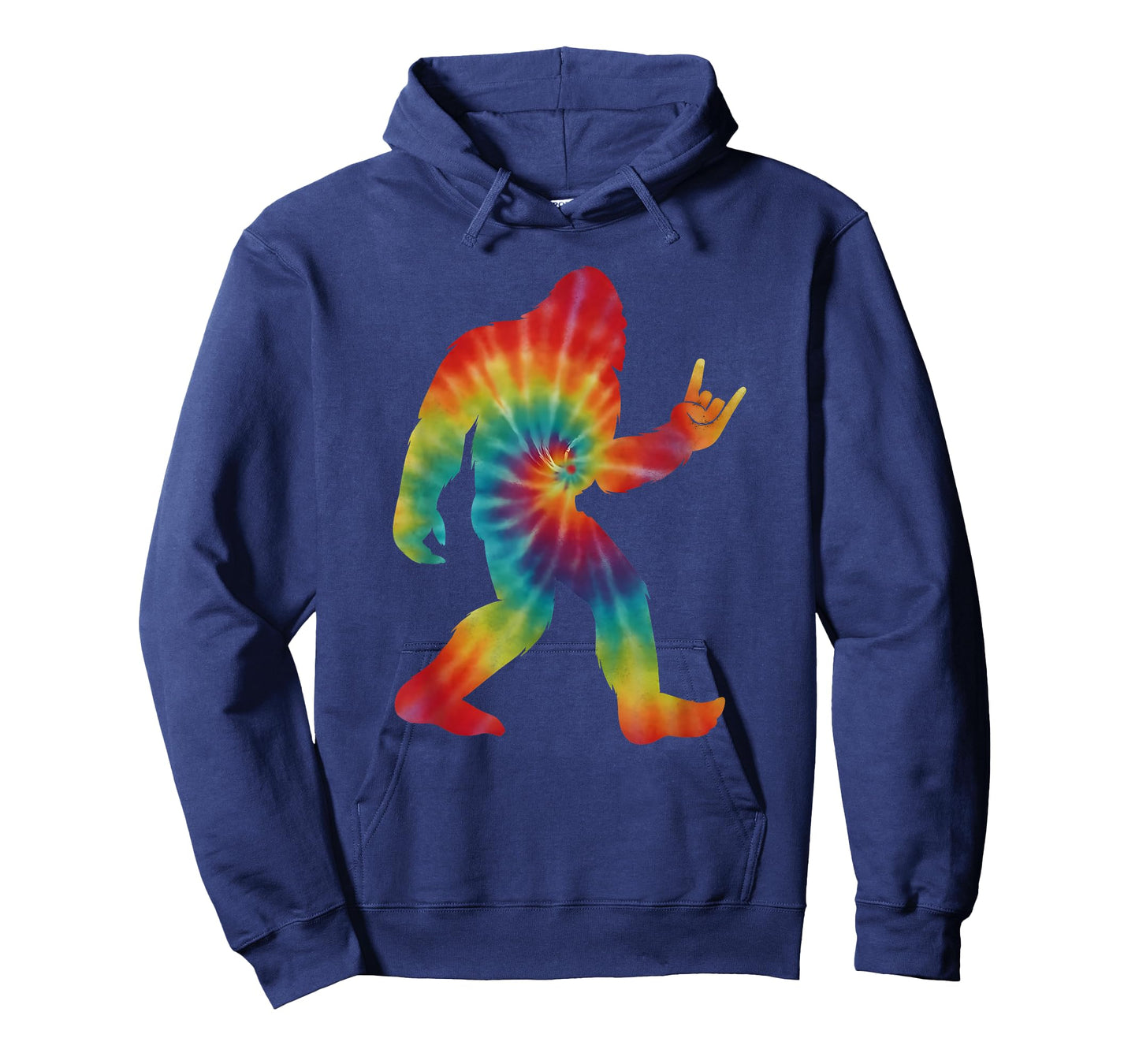 Funny Bigfoot Rock and Roll Tie Dye Tee Sasquatch Believer T-Shirt