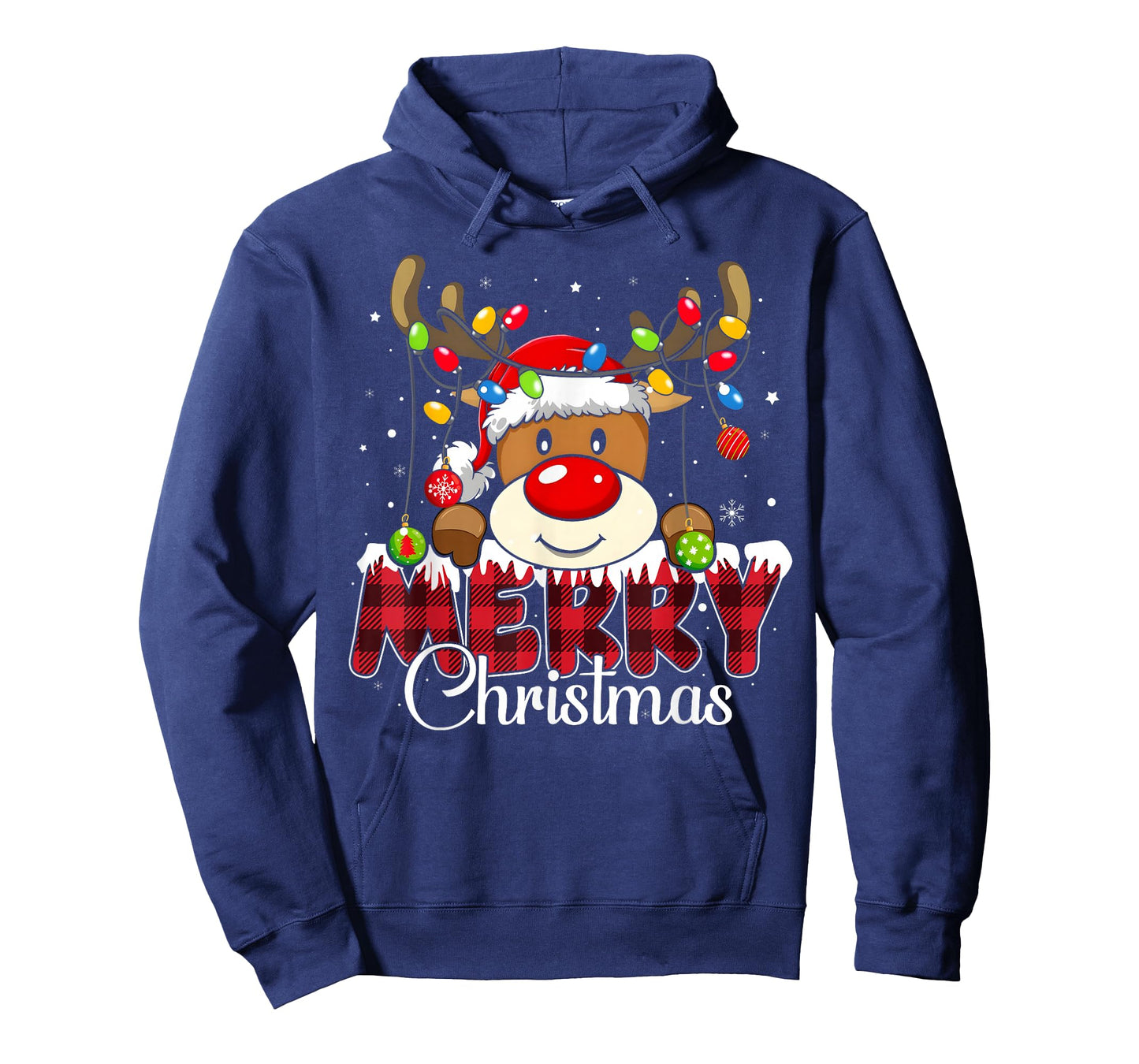 Merry Christmas Reindeer Xmas Family Matching Men Women Kids T-Shirt