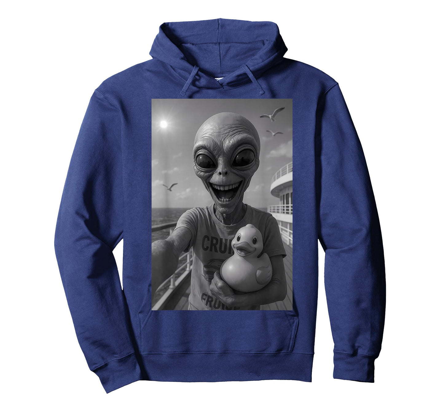 Alien Duck Cruise Holiday โ Funny Alien Duck T-Shirt