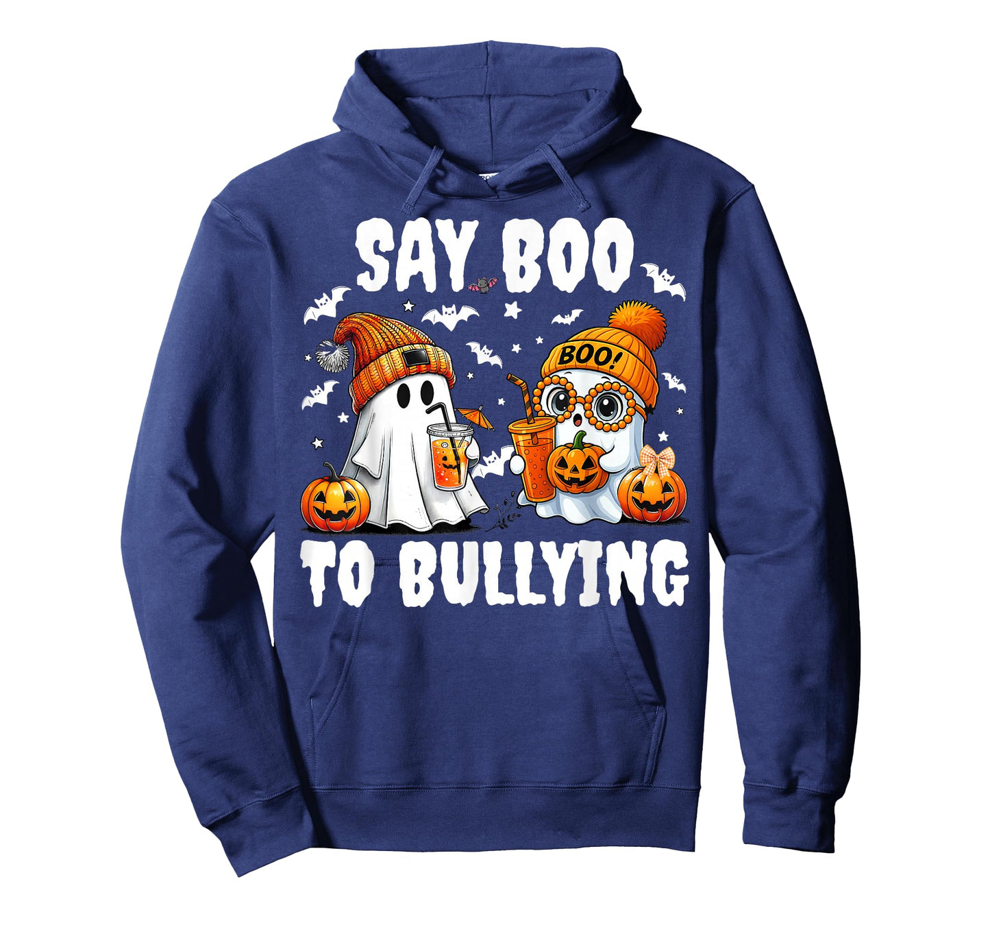 Say Boo to Bullying Ghost Halloween Unity Day Anti Bullying T-Shirt