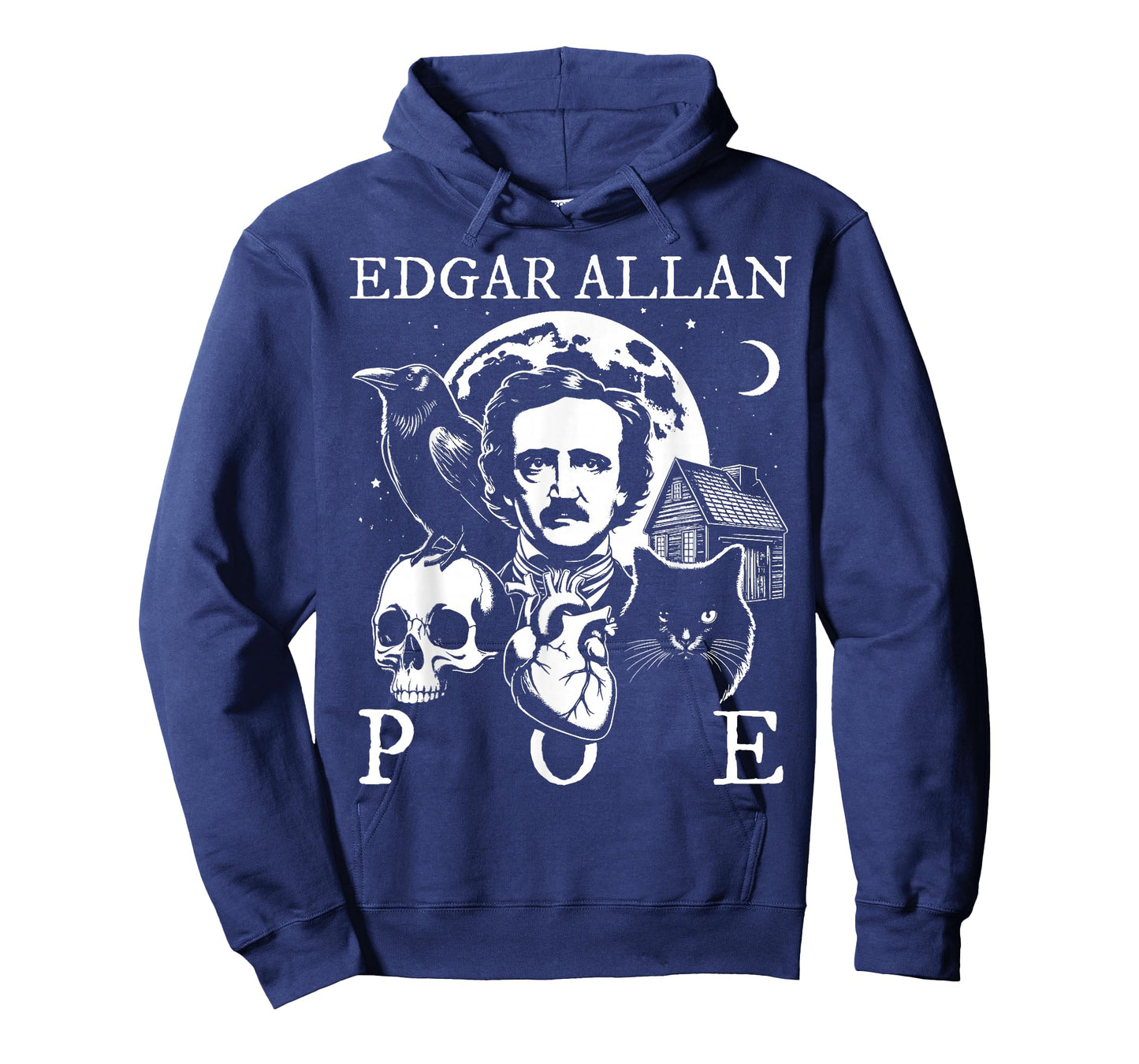 Edgar Allan Poe Poems Quotes Raven Literature T-Shirt