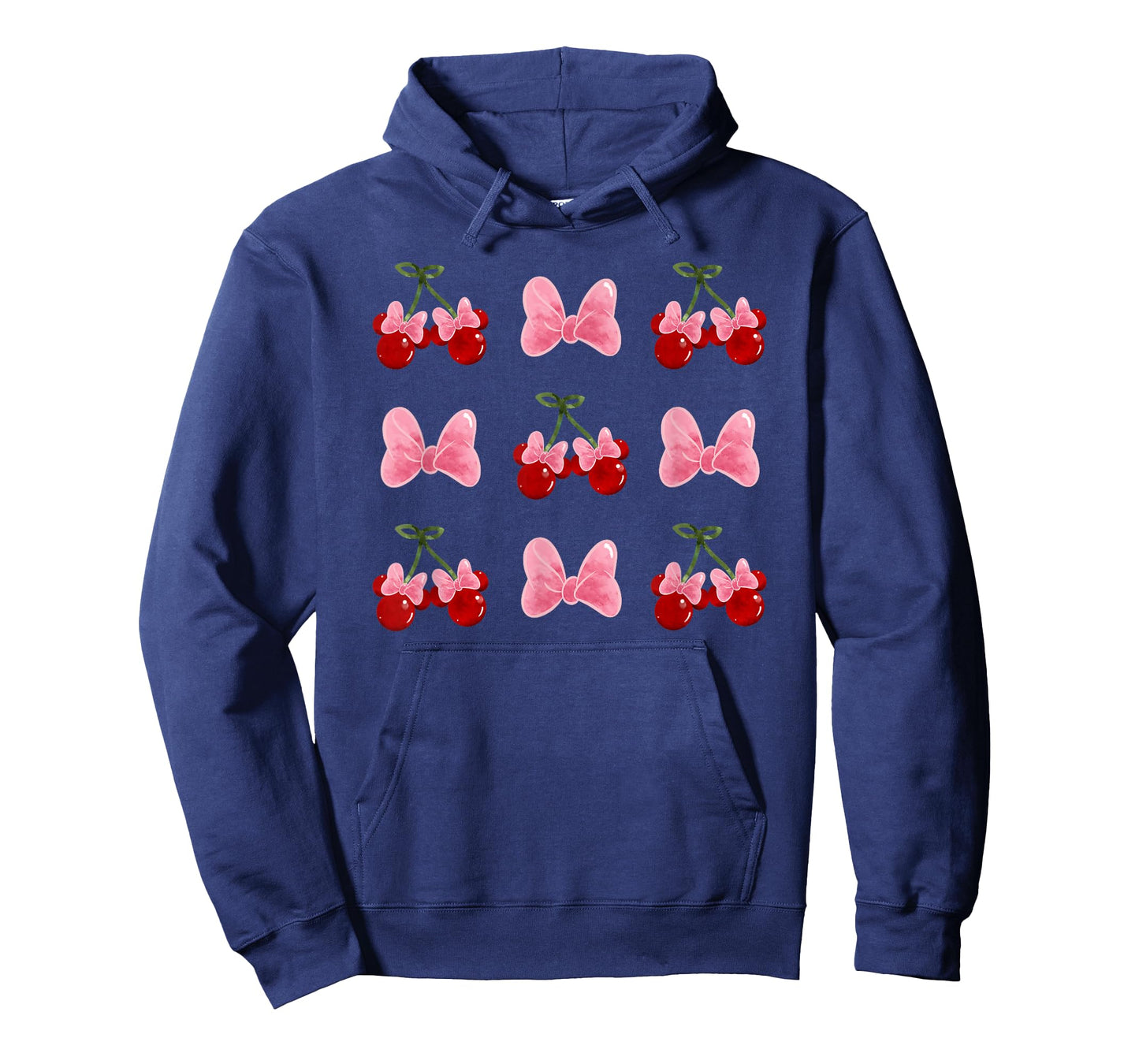 Disney Minnie Mouse Cherries And Pink Bows Collage T-Shirt