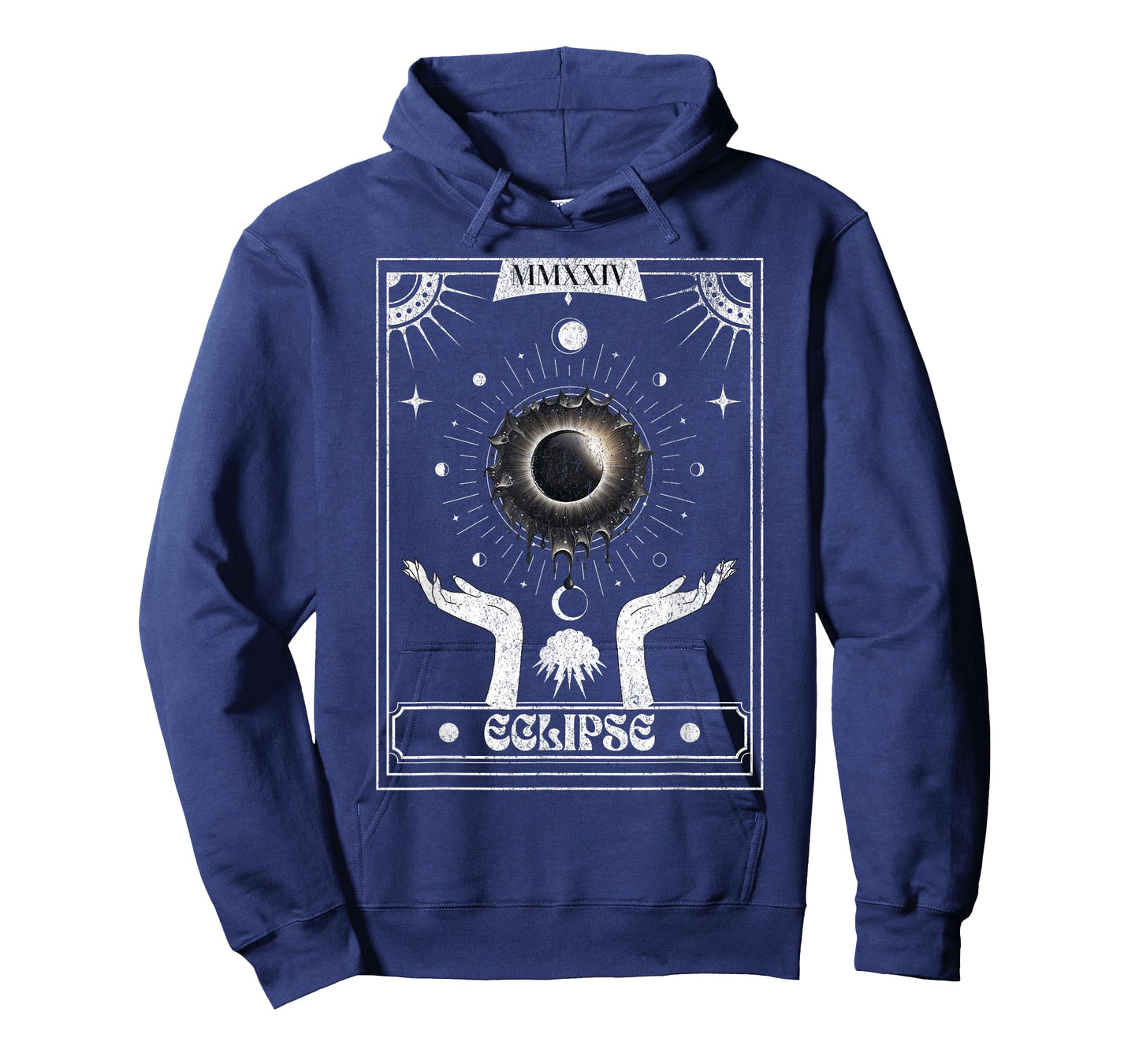 America Total Solar Eclipse 2024 Tarot Card View Totality T-Shirt