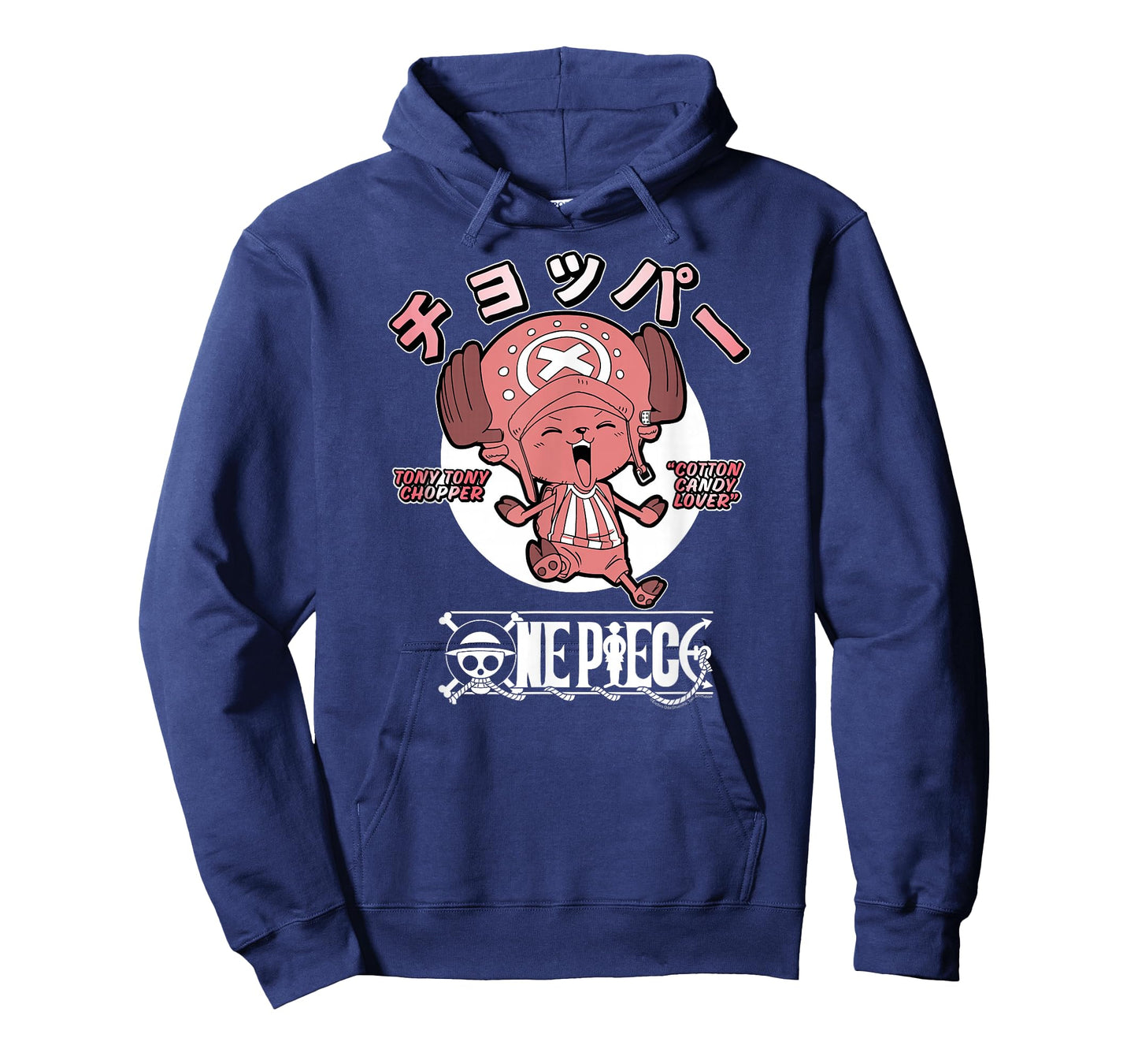 One Piece Anime Chopper Cotton Candy Lover with Logo T-Shirt